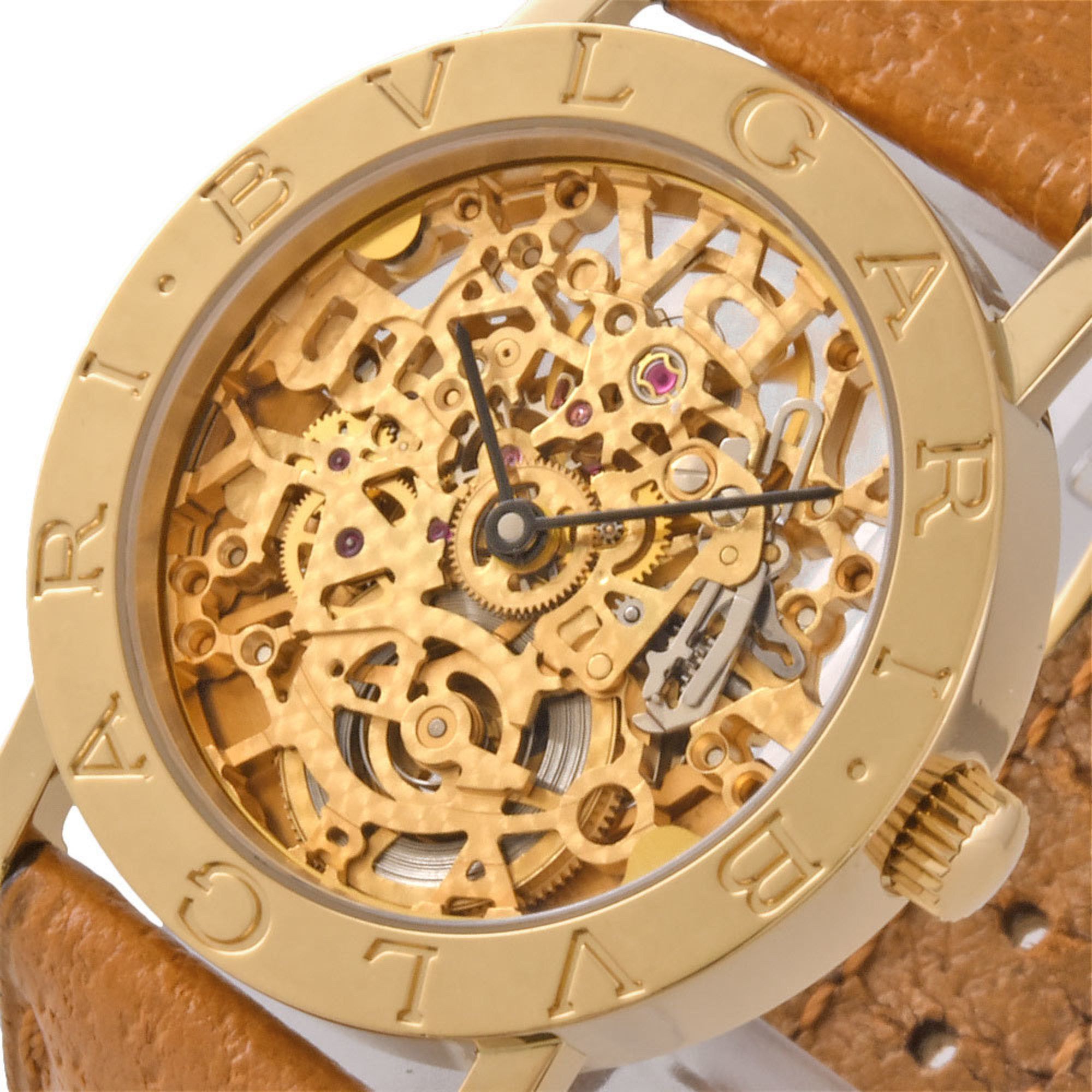 Bvlgari BVLGARI BB33GLSK Wristwatch Automatic Skeleton Mechanical Men's Size ONE SIZE - 8 Thumbnail