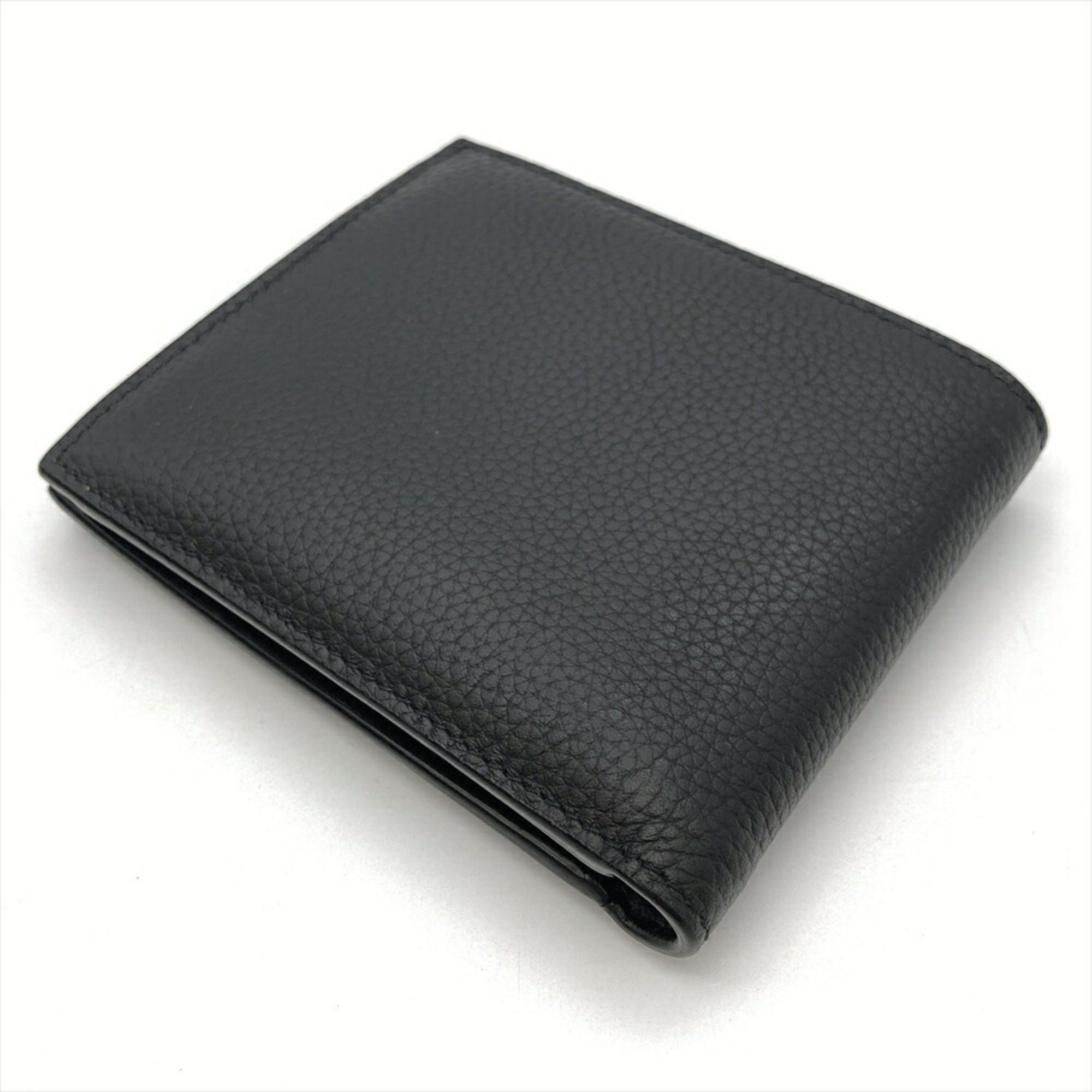 Christian Dior Monsieur Dior Homme Icon Wallet Bi-fold Grained Calf Leather Black Size ONE SIZE - 3 Thumbnail