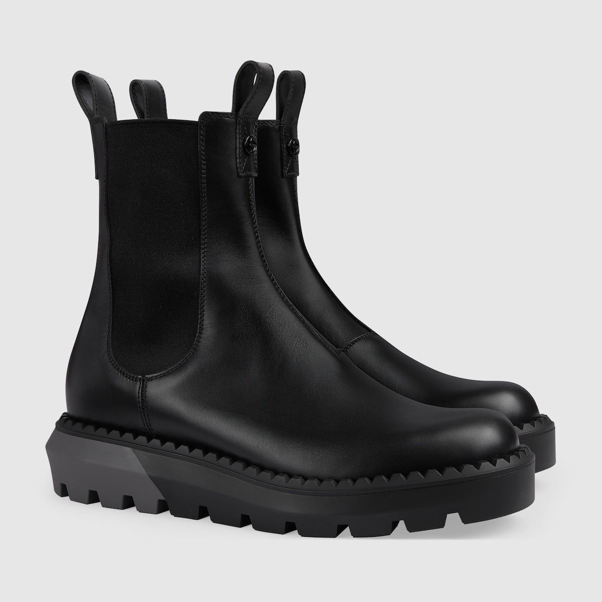 Gucci Gucci GG Leather Ankle Boots SIZE 9 Size ONE SIZE - 2 Thumbnail