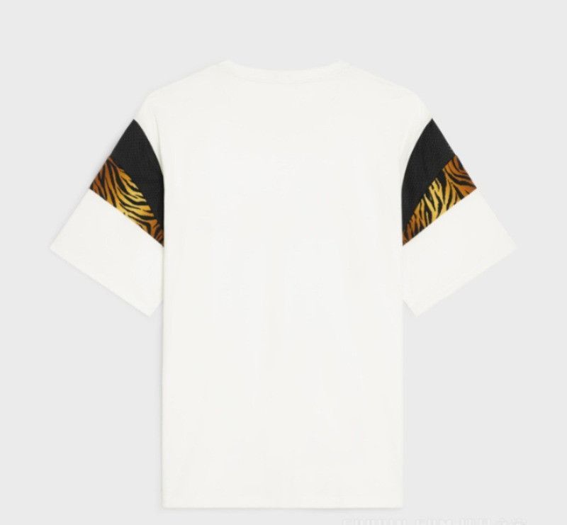 Celine Oversized T-Shirt in Cotton Jersey Size US L / EU 52-54 / 3 - 2 Thumbnail