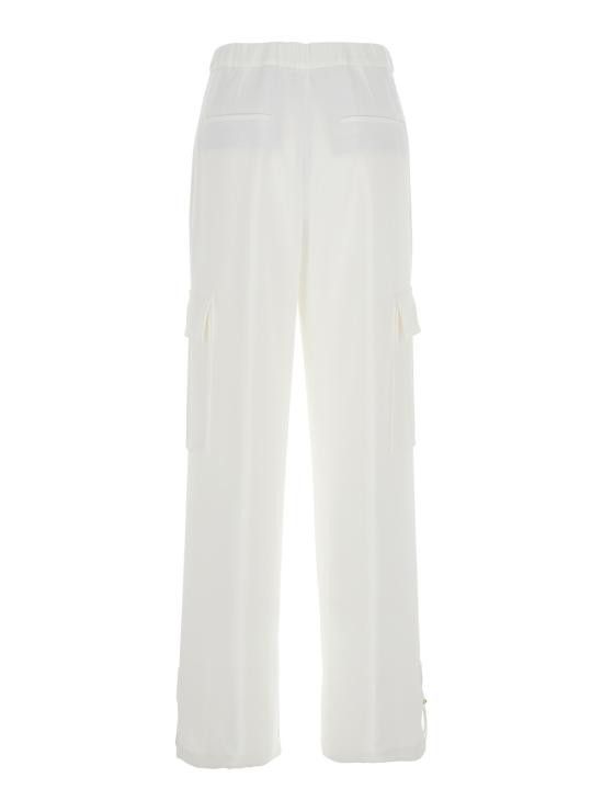 Eleventy ELEVENTY Women Straight Pants K80PANK03TES0K04401 White Size 30" / US 8 / IT 44 - 2 Thumbnail