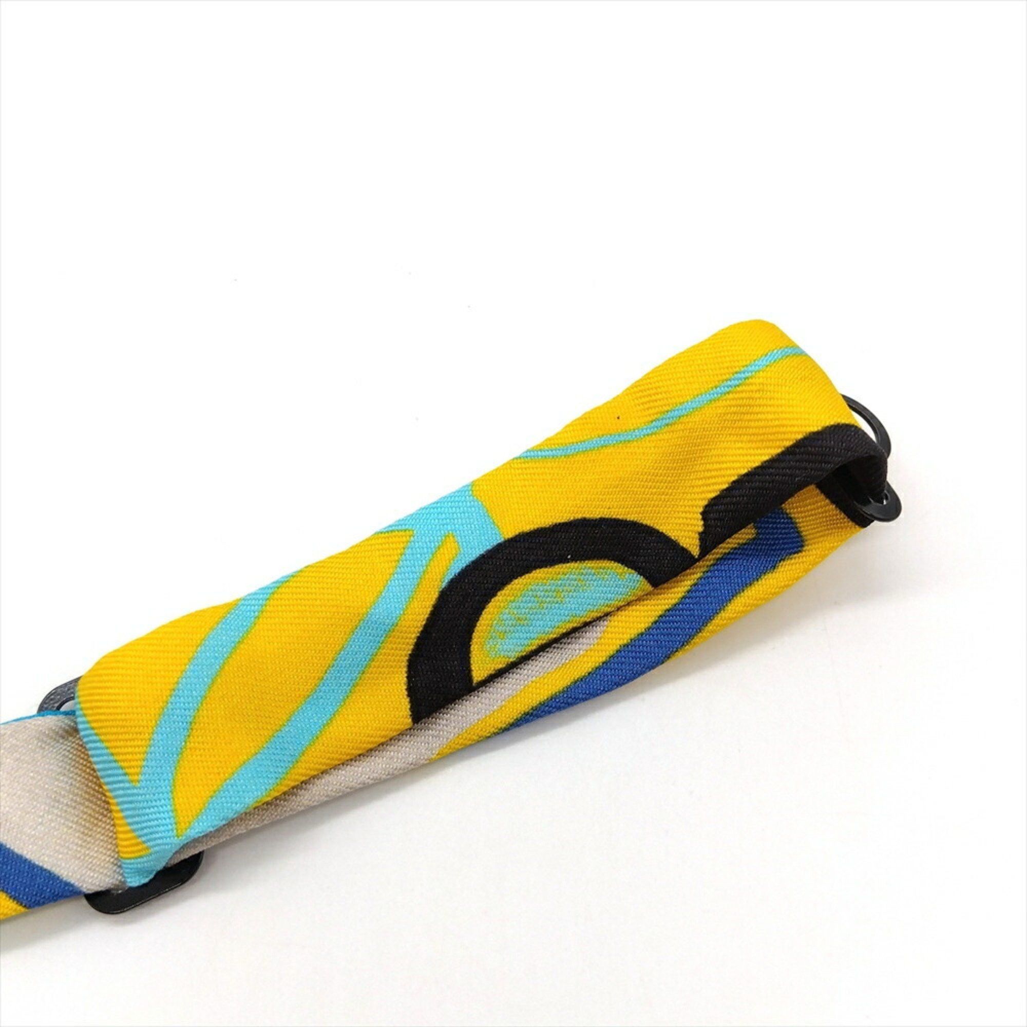 Hermes Hermes Nouveau Papillon Necktie Silk Yellow Bow Tie Ribbon Size ONE SIZE - 6 Thumbnail