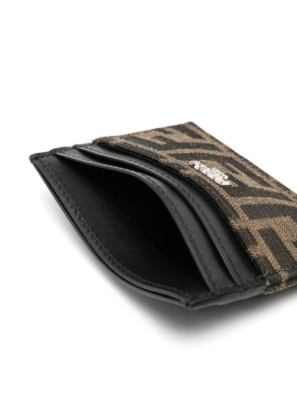 Fendi FF JACQUARD FABRIC CARD HOLDER Size ONE SIZE - 2 Thumbnail