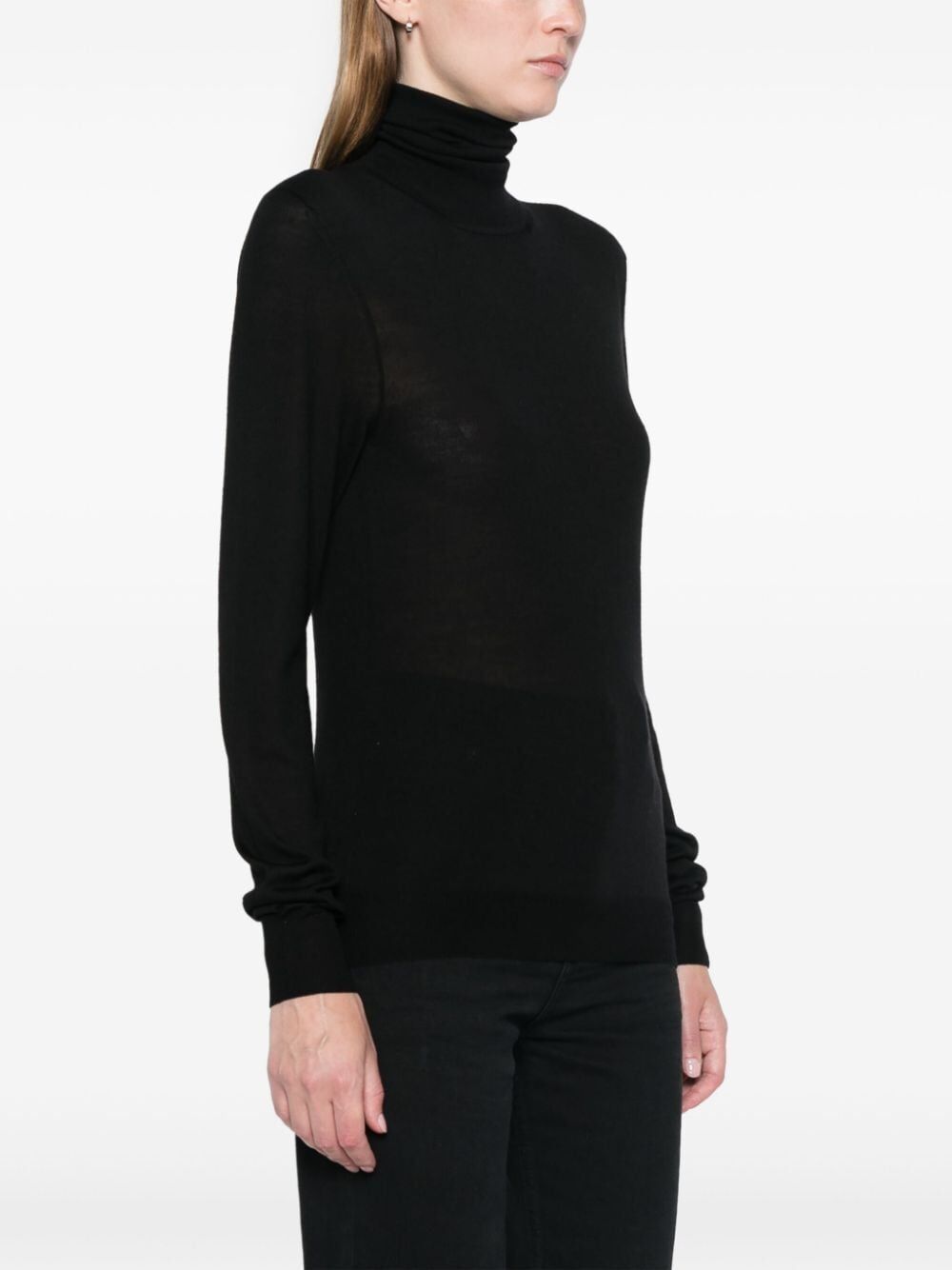 Saint Laurent Paris CASSANDRE WOOL TURTLENECK SWEATER Size M / US 6-8 / IT 42-44 - 2 Thumbnail