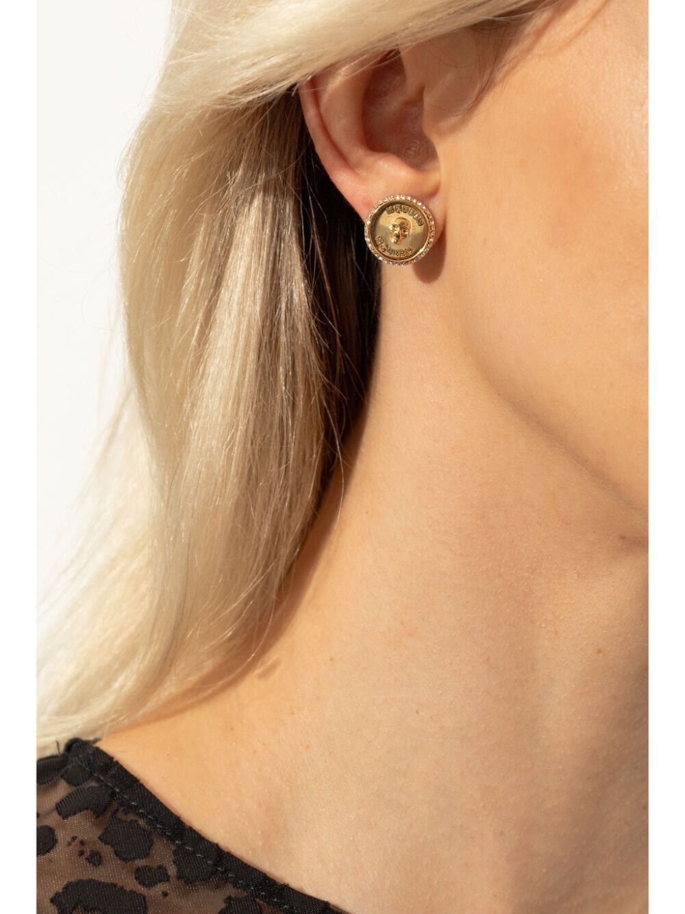 Alexander McQueen SOVEREIGN SKULL EARRINGS Size ONE SIZE - 2 Thumbnail
