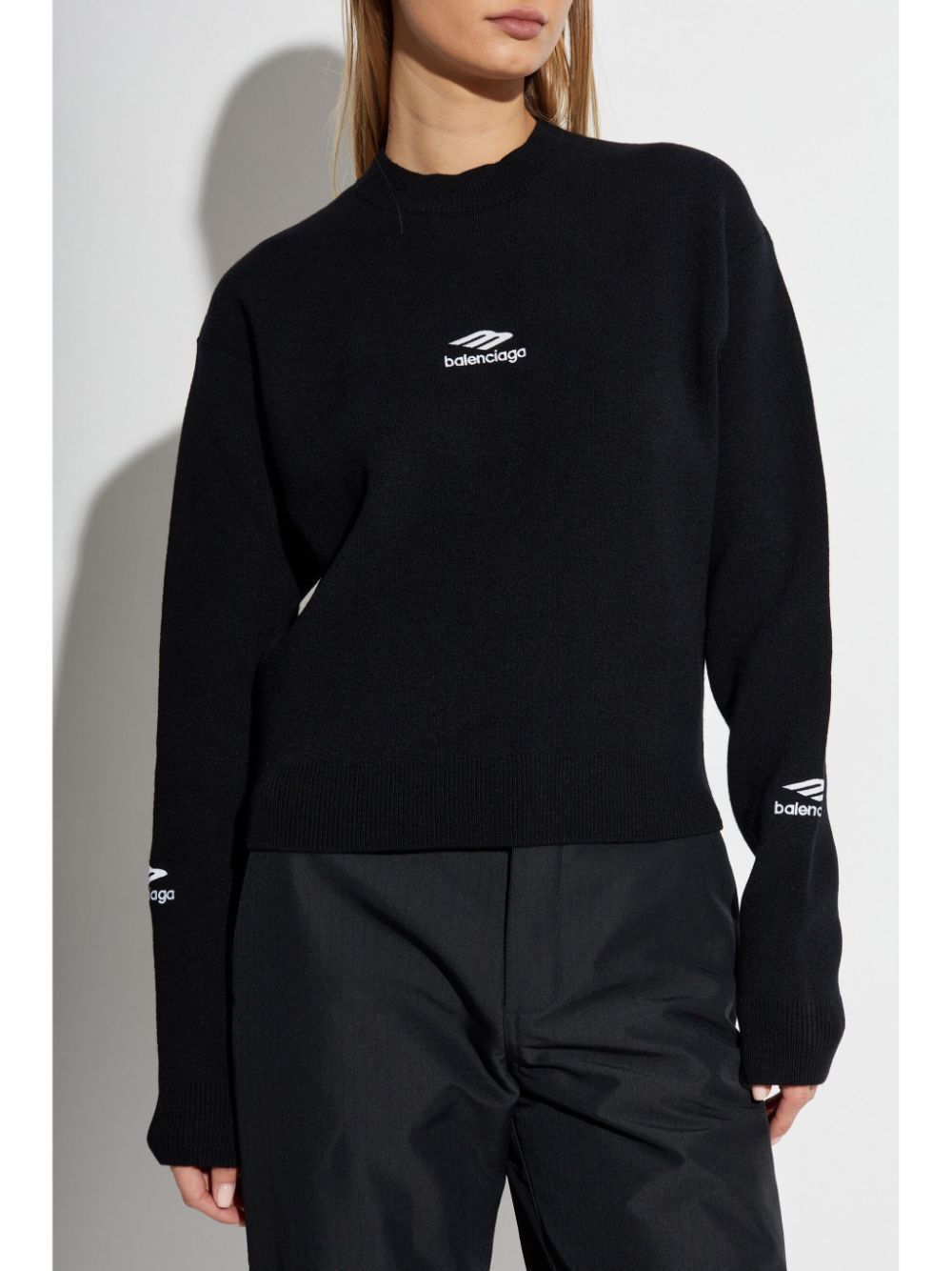 Balenciaga WOOL KNITTED SKI CREWNECK Size XS / US 0-2 / IT 36-38 - 4 Thumbnail