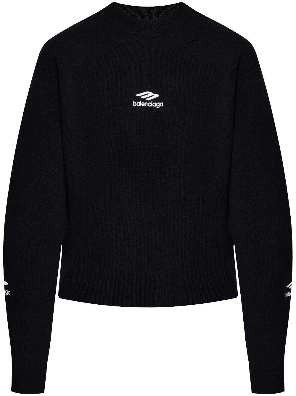 Balenciaga WOOL KNITTED SKI CREWNECK Size XS / US 0-2 / IT 36-38 - 3 Thumbnail