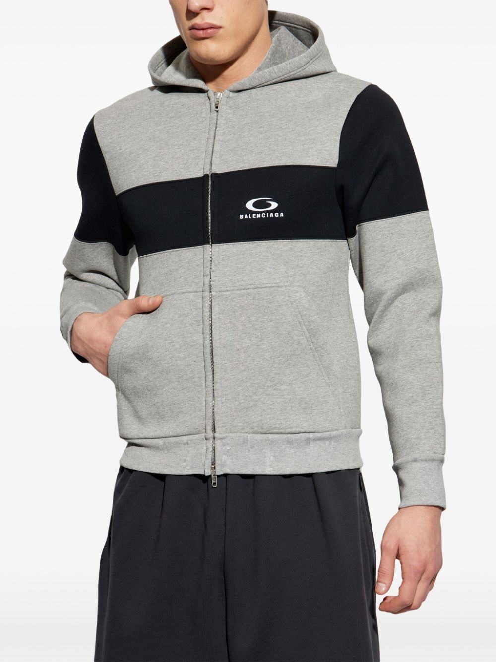 Balenciaga LOOP SPORTS ICON HOODIE Size US M / EU 48-50 / 2 - 2 Thumbnail