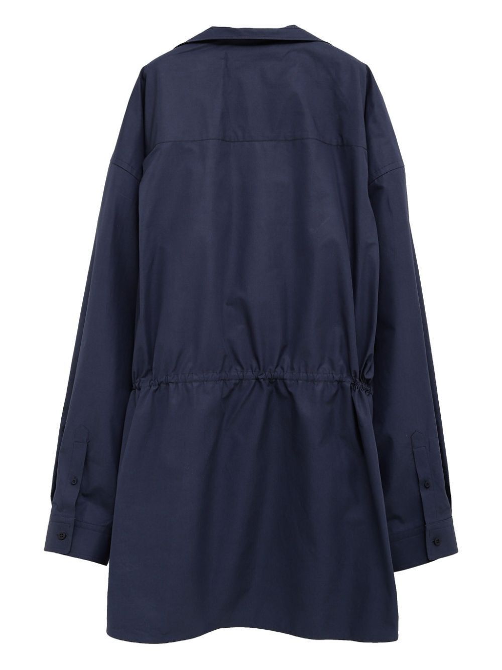 Balenciaga ELASTICATED WAISTBAND COTTON SHIRT MINI DRESS Size S / US 4 / IT 40 - 2 Thumbnail