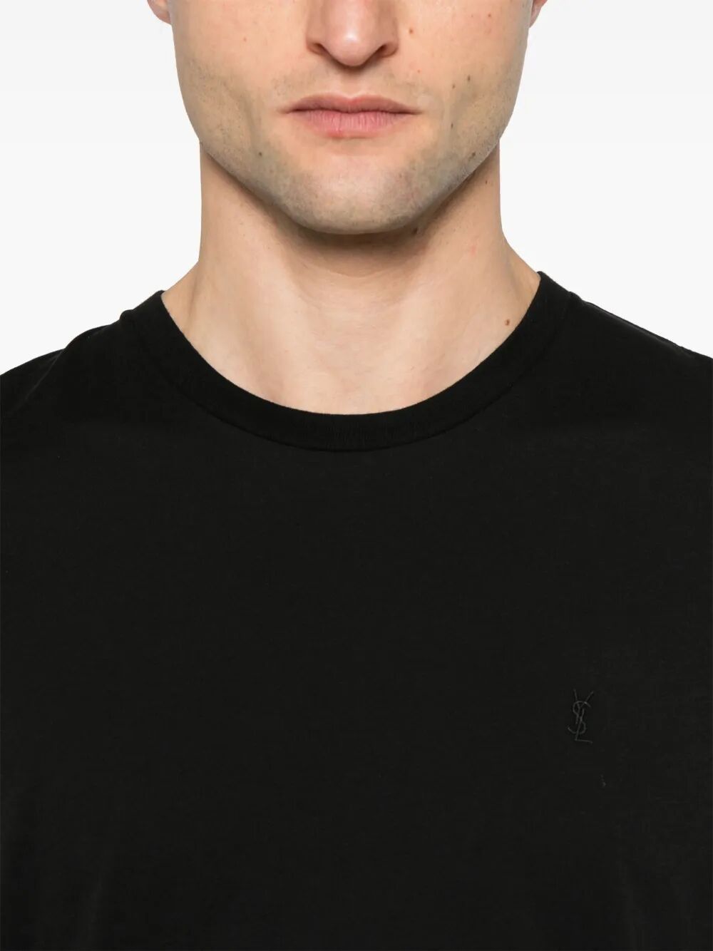 Saint Laurent Paris CASSANDRE EMBROIDERY COTTON T-SHIRT Size US M / EU 48-50 / 2 - 4 Thumbnail