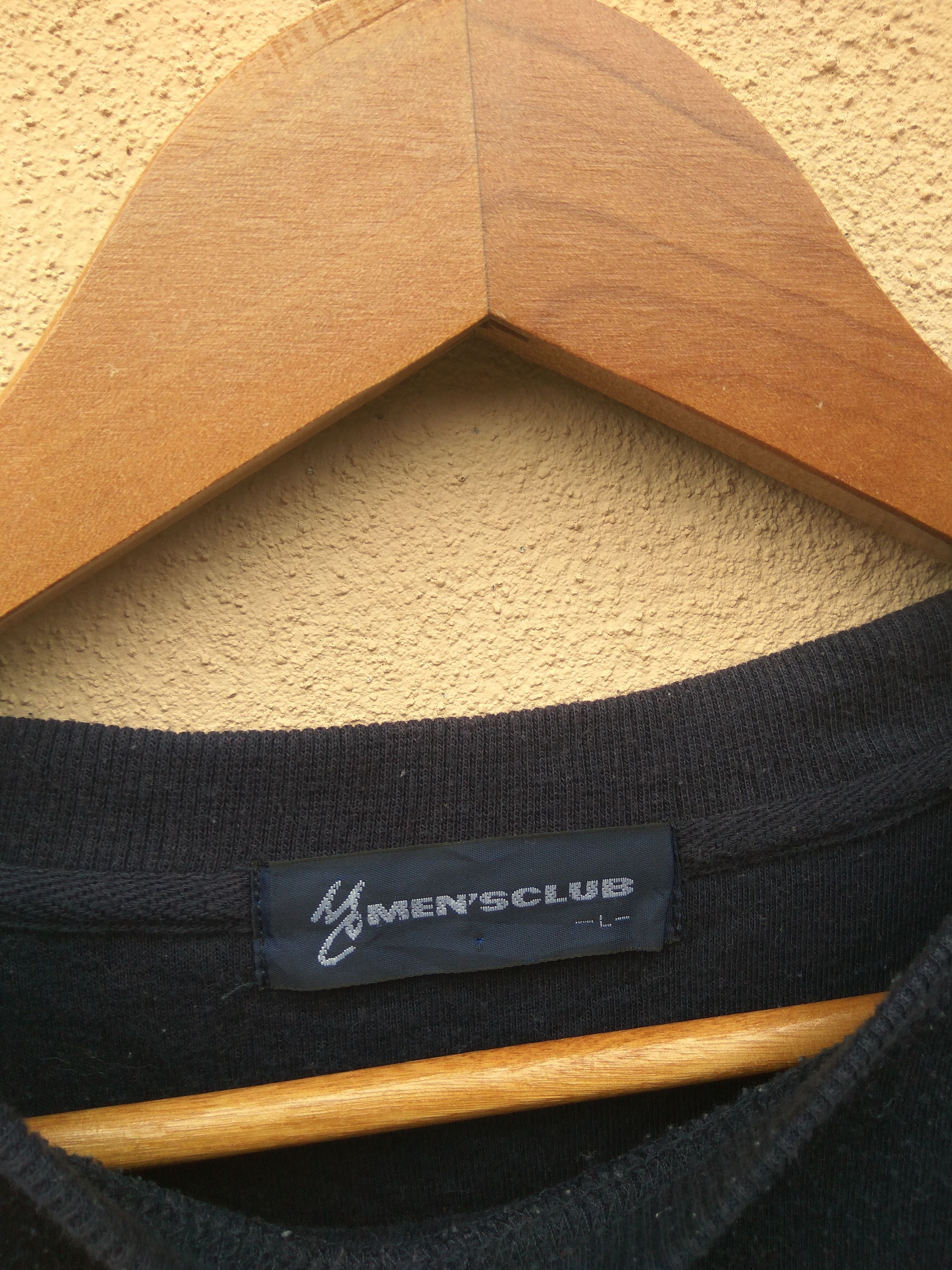 The Men's Store Vintage MEN'S CLUB sweatshirt spell out Size US L / EU 52-54 / 3 - 3 Thumbnail