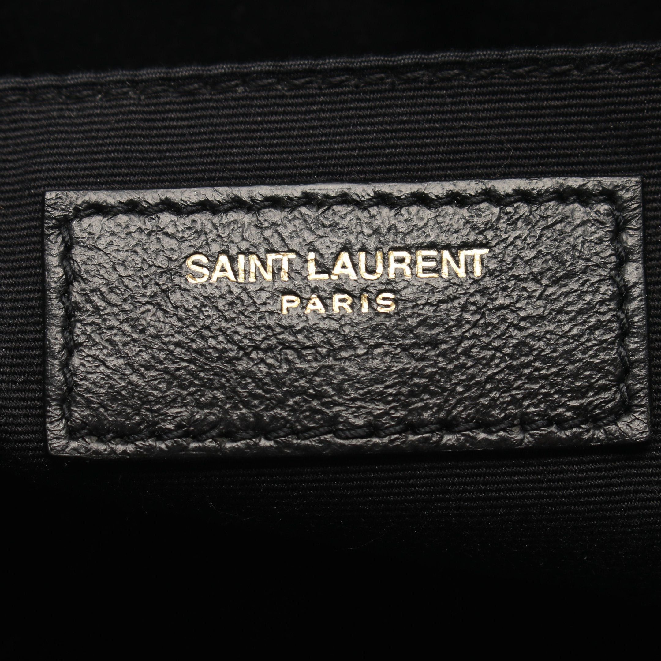 Yves Saint Laurent Yves Saint Laurent Lou Roux Monogram Shoulder Bag Leather Black Size ONE SIZE - 4 Thumbnail