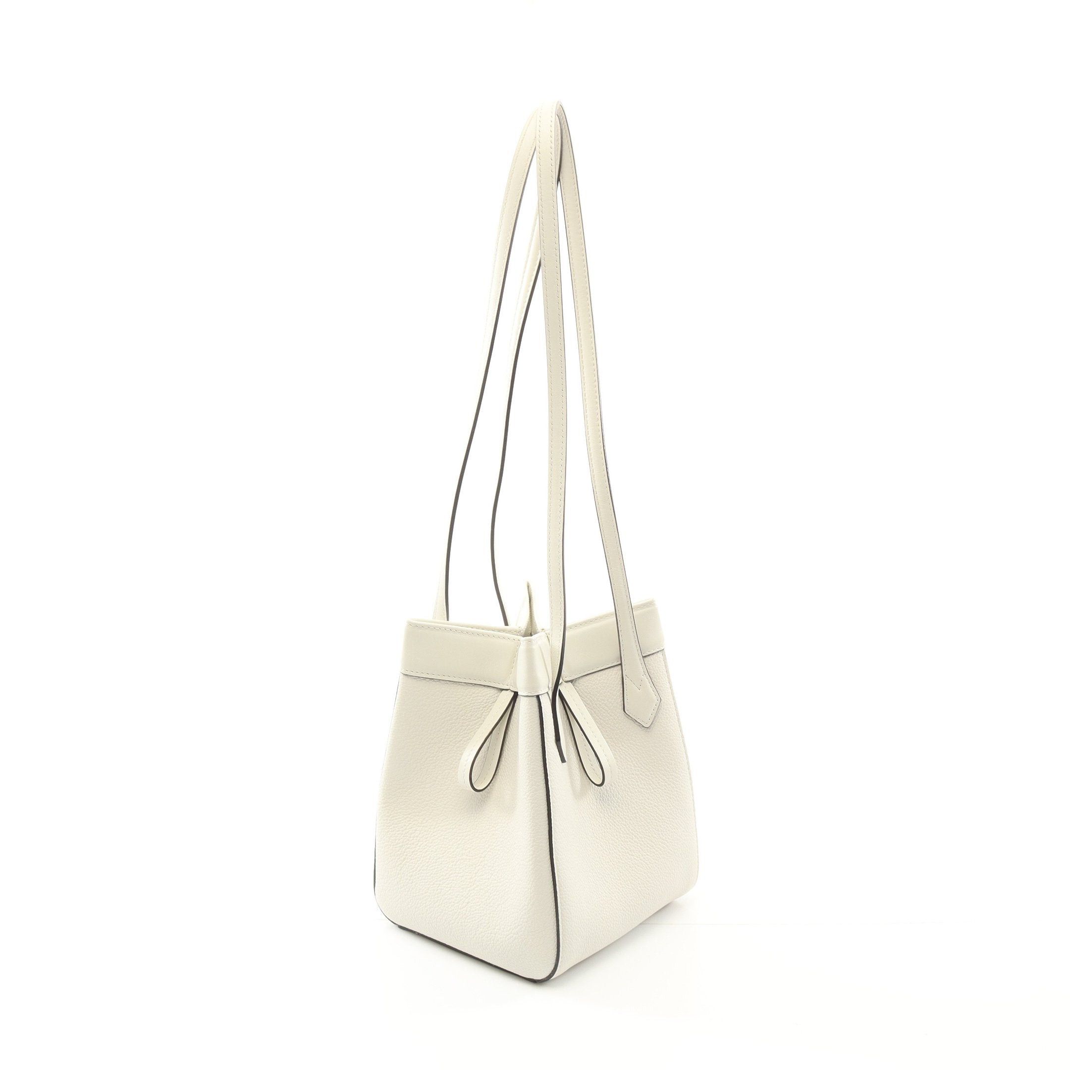 Fendi Fendi Origami Mini Shoulder Bag Leather White Size ONE SIZE - 2 Thumbnail