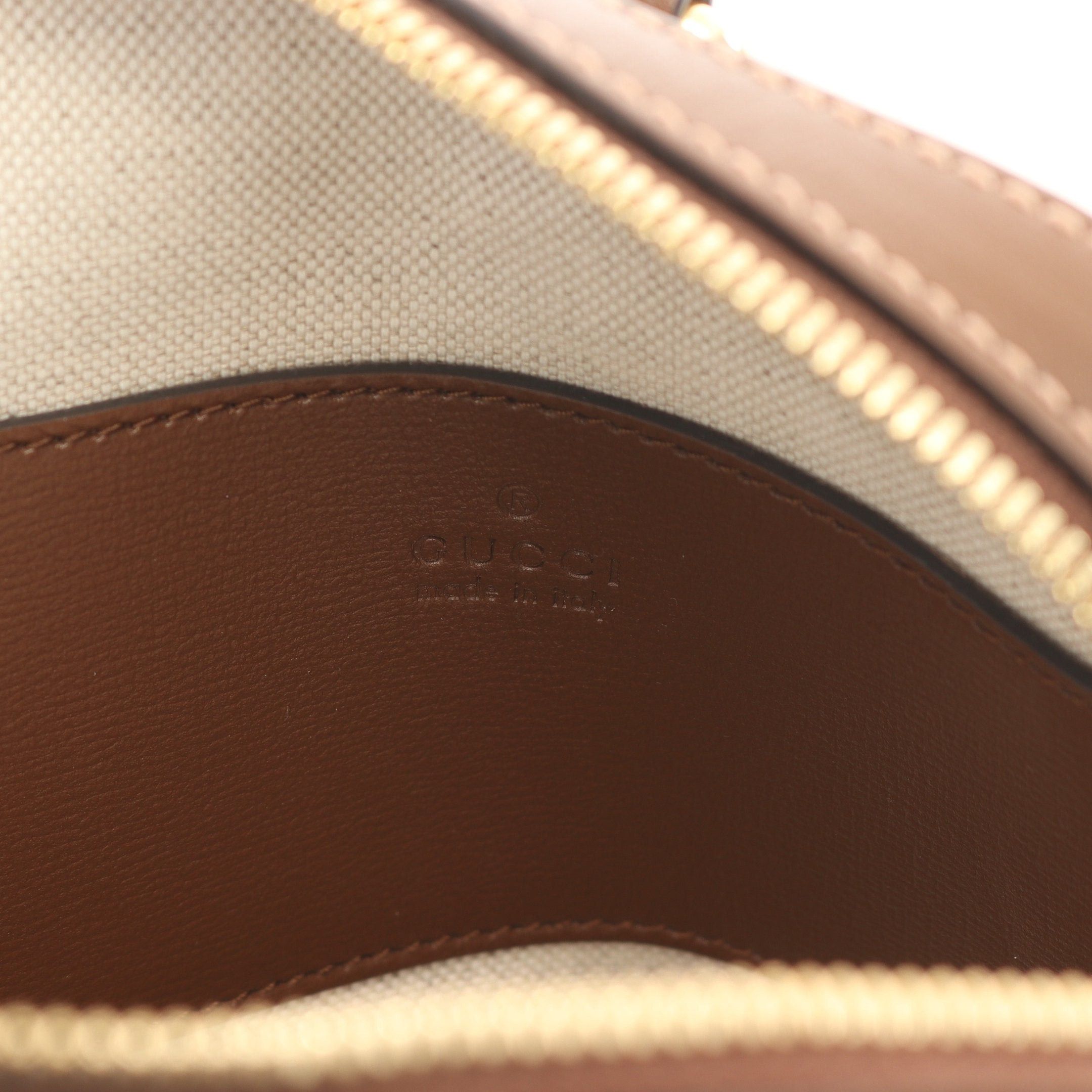Gucci Gucci Interlocking G Gg Supreme Body Bag Leather Beige Brown Size ONE SIZE - 4 Thumbnail