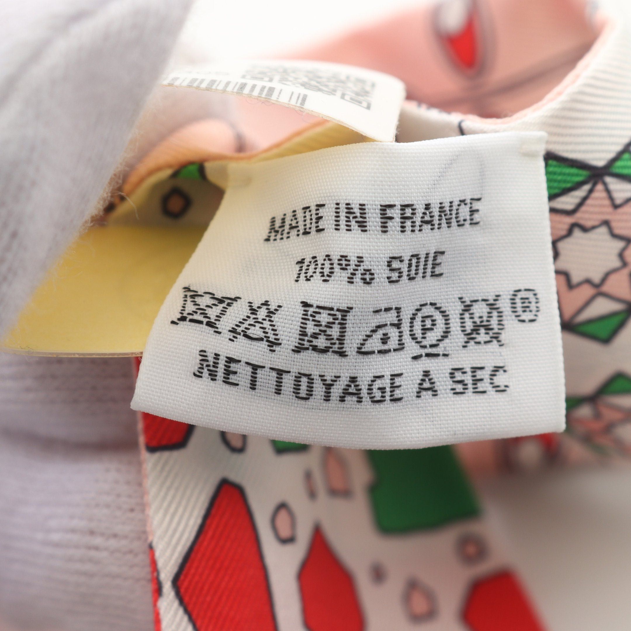 Hermes Twilly La Danse Des Amazones Ribbon Scarf Silk Red Multicolor
