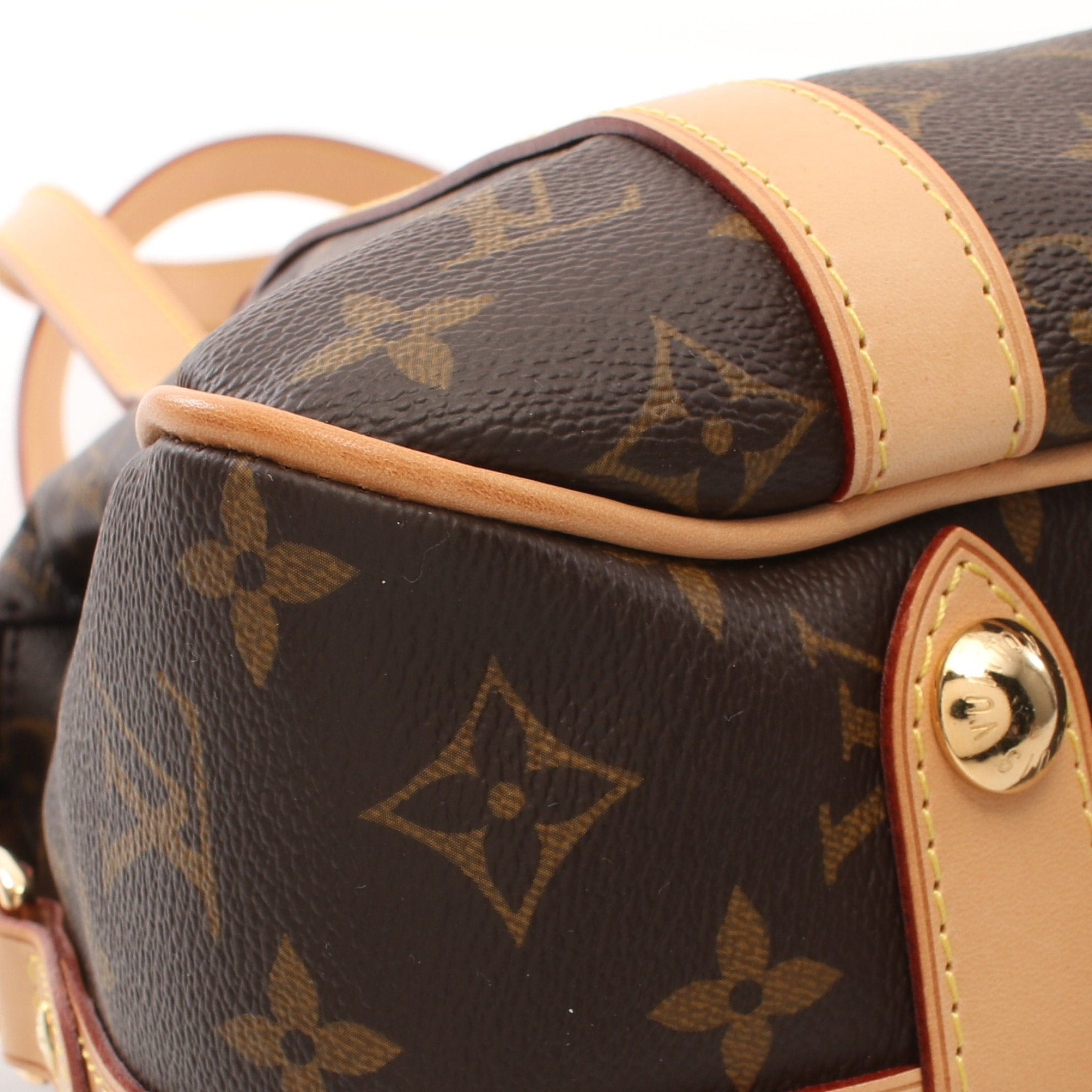 Louis Vuitton Louis Vuitton Stresa Pm Monogram Shoulder Bag Leather Brown Size ONE SIZE - 10 Thumbnail