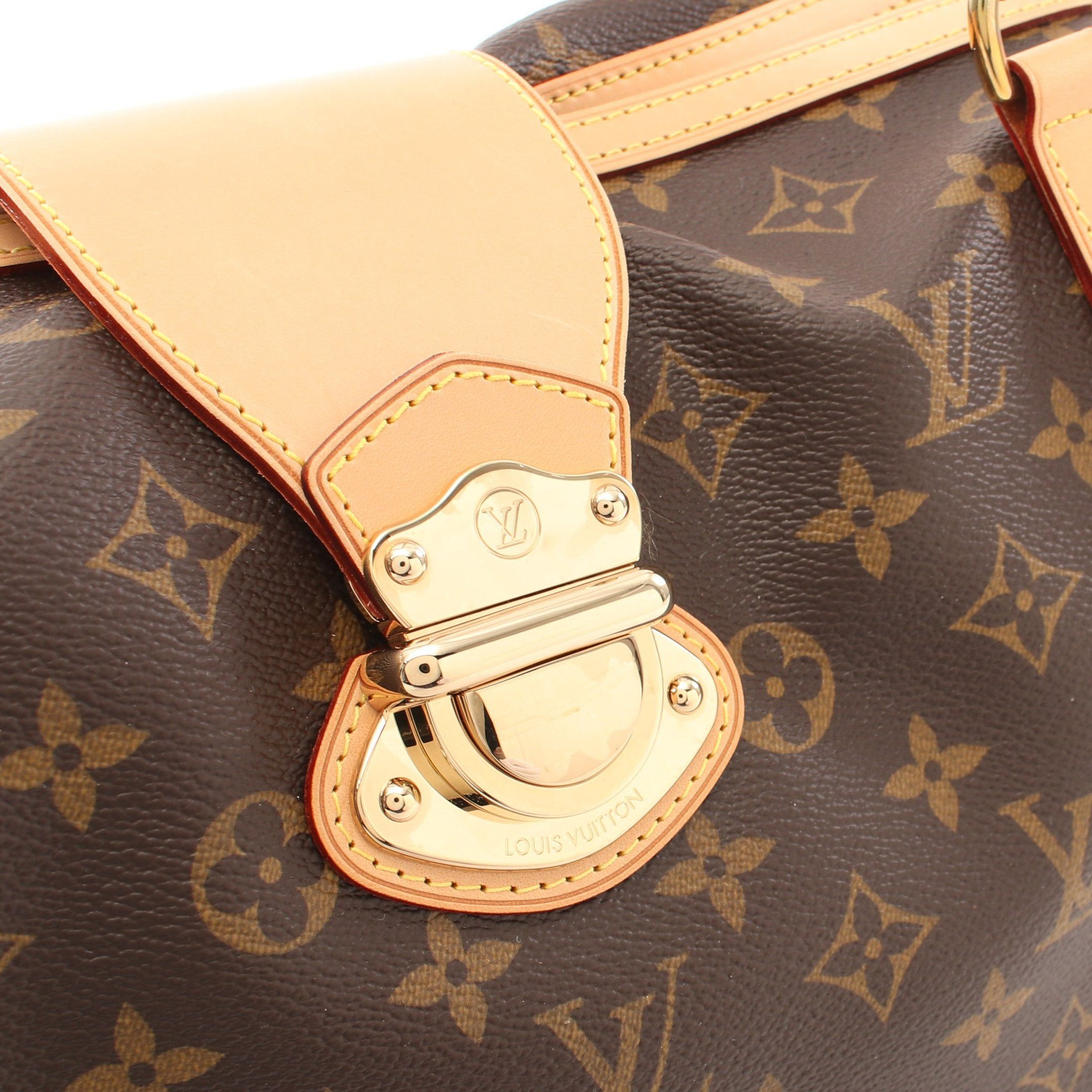 Louis Vuitton Louis Vuitton Stresa Pm Monogram Shoulder Bag Leather Brown Size ONE SIZE - 8 Thumbnail