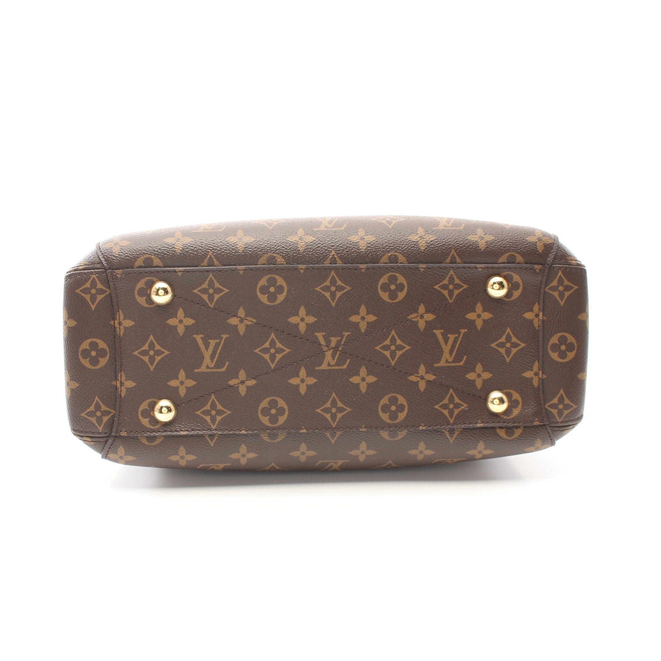 Louis Vuitton Louis Vuitton Montaigne Mm Monogram Handbag Leather Brown Size ONE SIZE - 9 Thumbnail