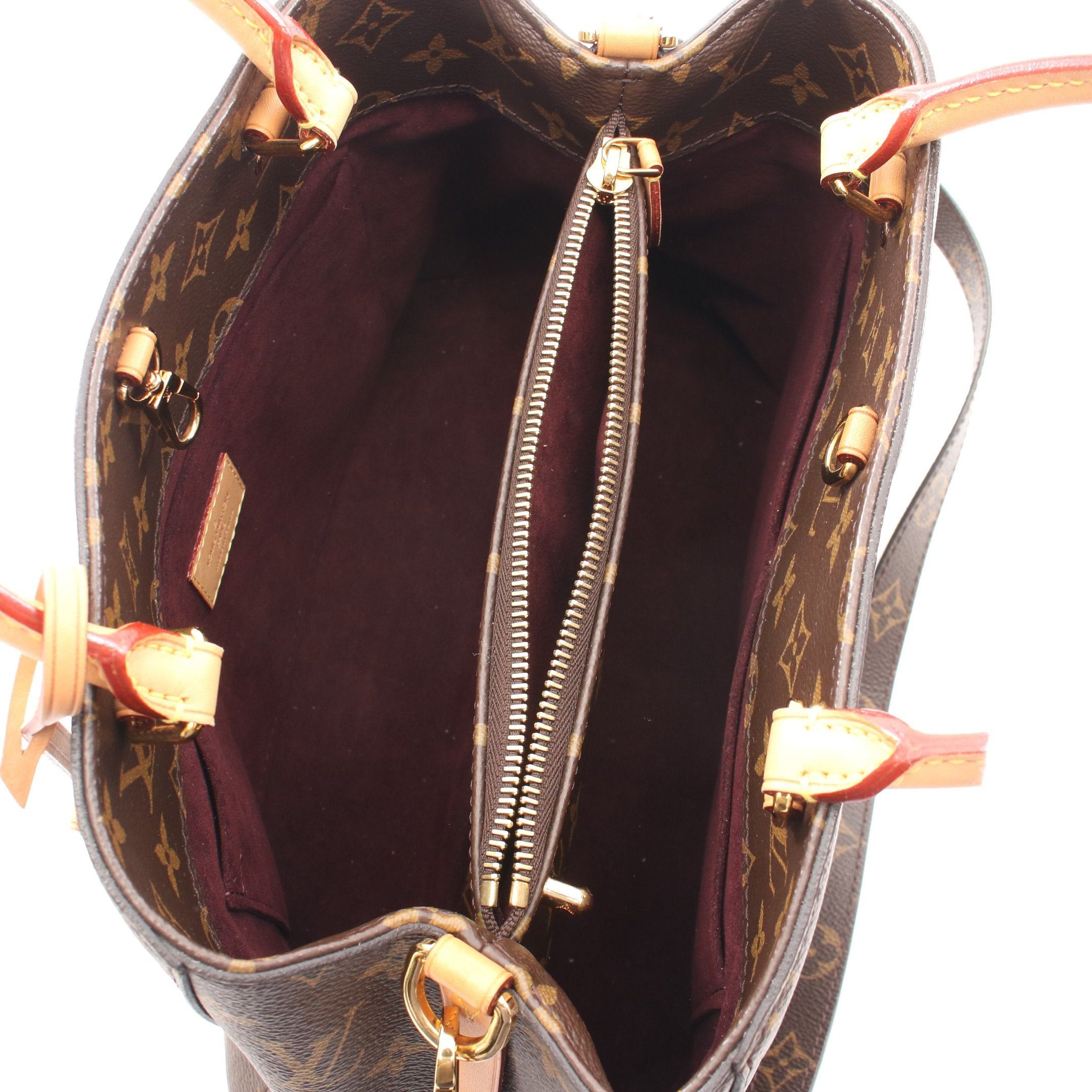 Louis Vuitton Louis Vuitton Montaigne Mm Monogram Handbag Leather Brown Size ONE SIZE - 3 Thumbnail