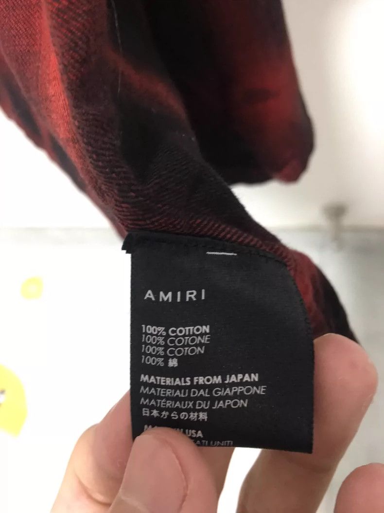 Amiri Amiri Black and red glitter pink plaid shirt S size -DMC Size US S / EU 44-46 / 1 - 4 Thumbnail