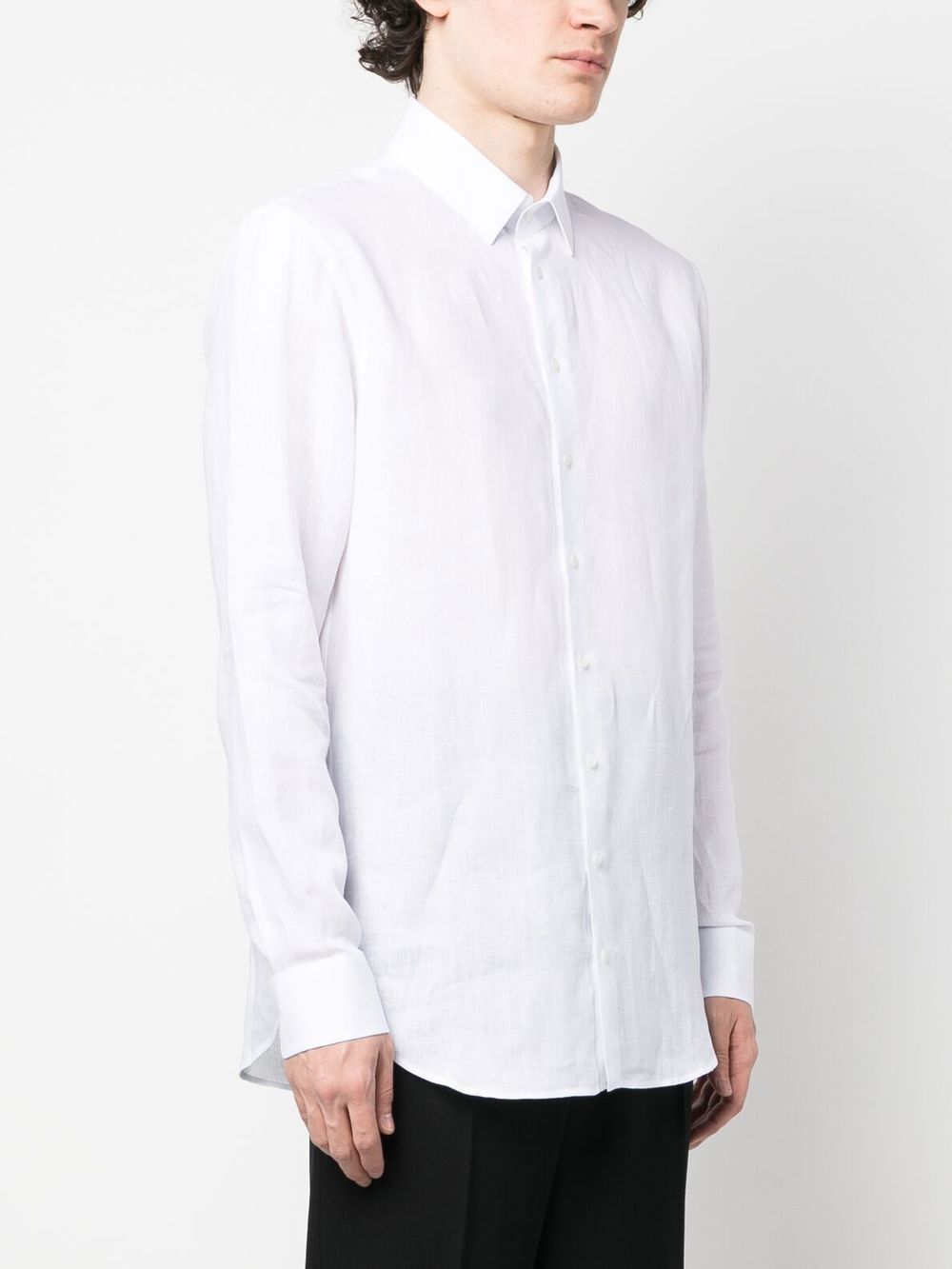 Giorgio Armani REGULAR FIT LINEN SHIRT Size US M / EU 48-50 / 2 - 3 Thumbnail