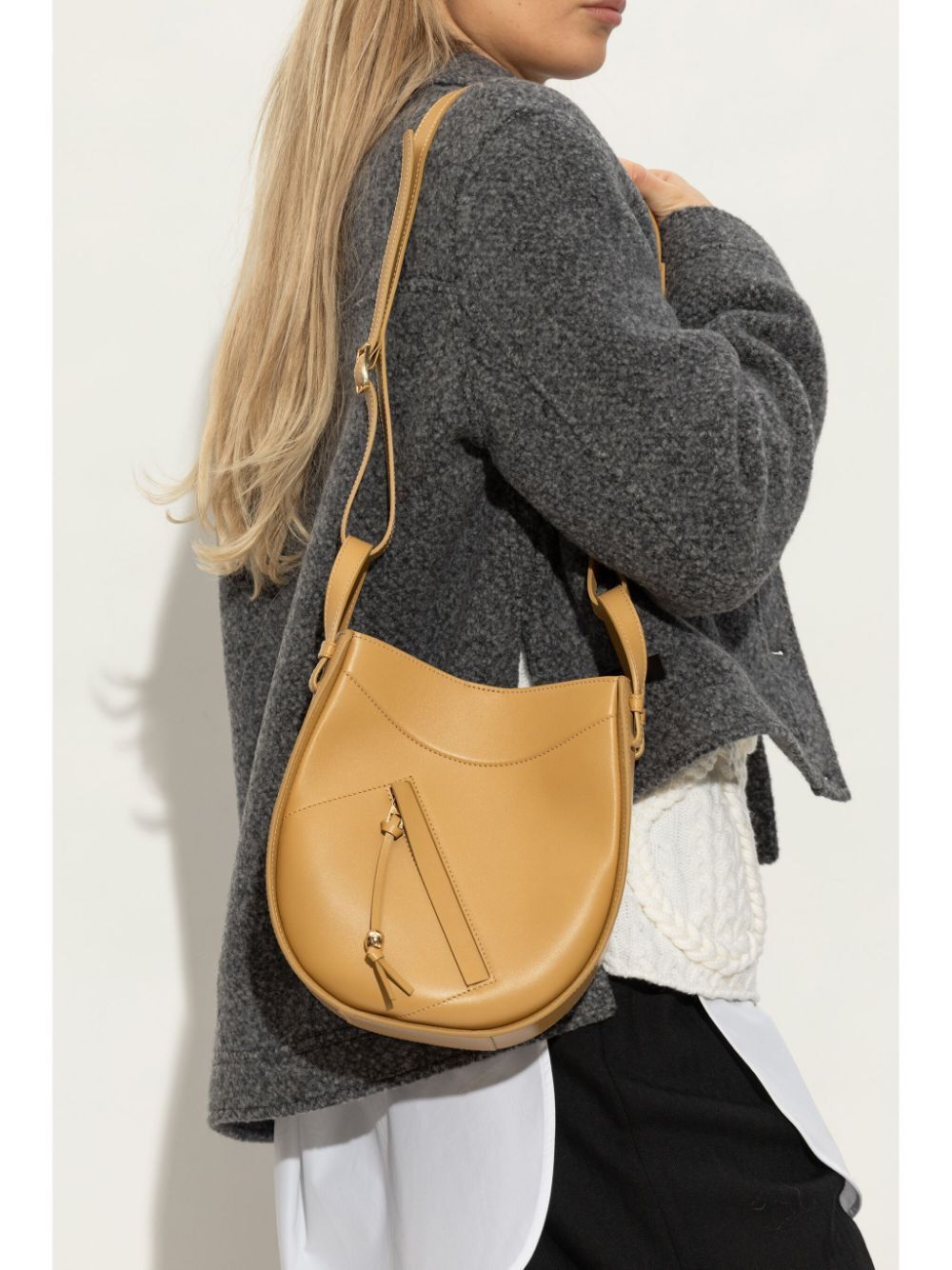 Loewe HAMMOCK SLICE BAG IN SHINY CALFSKIN Size ONE SIZE - 2 Thumbnail