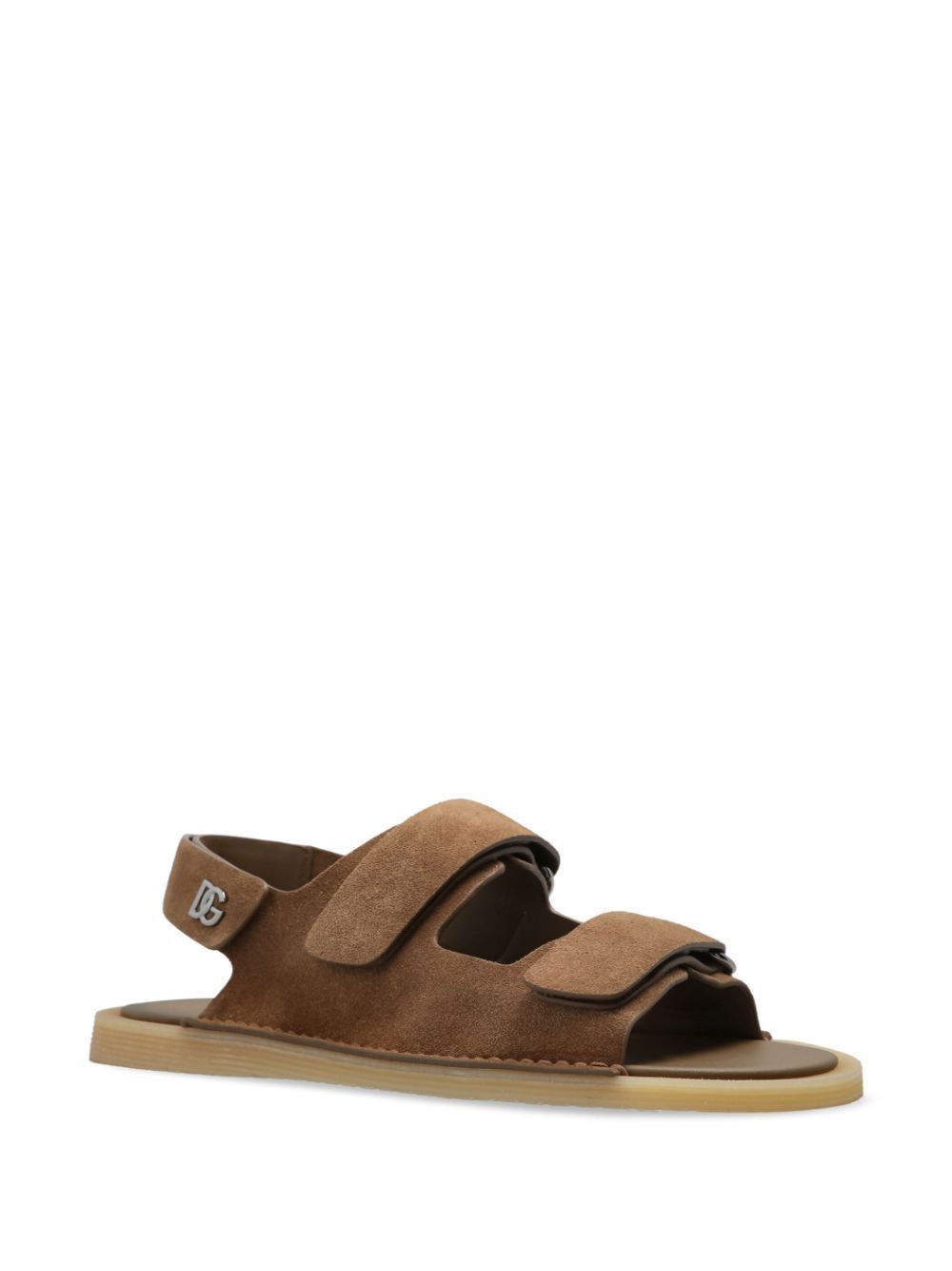 Dolce & Gabbana TOUCH-STRAP SUEDE SANDALS Size US 8 / EU 41 - 2 Thumbnail