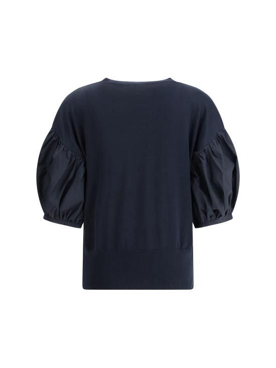 Fabiana Filippi FABIANA FILIPPI Women Tops MAD275F473L398 5146 BLUE Size M / US 6-8 / IT 42-44 - 2 Thumbnail