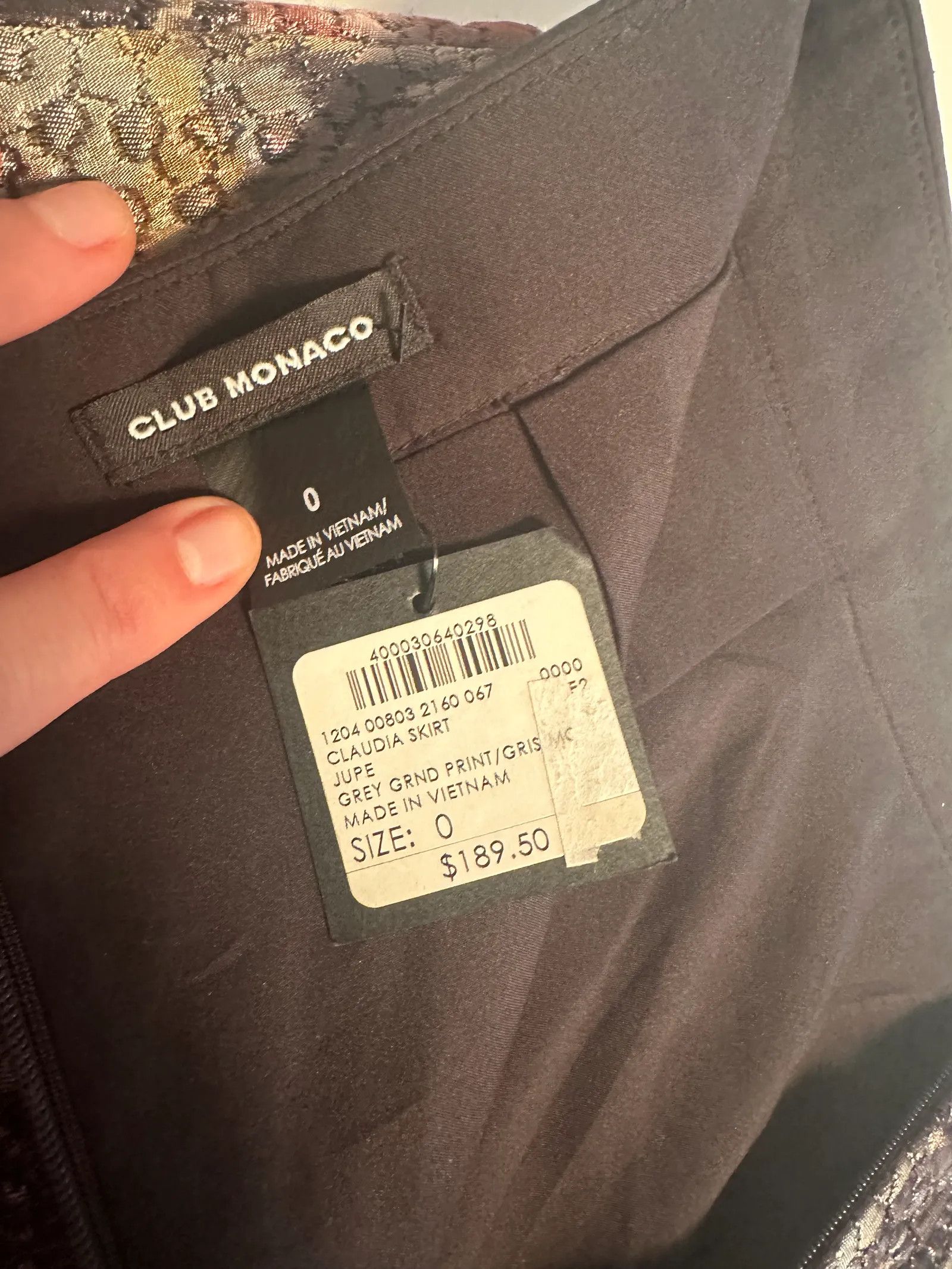 Club Monaco Club Monaco Skirt Size 25" / US 0 / IT 36 - 3 Thumbnail