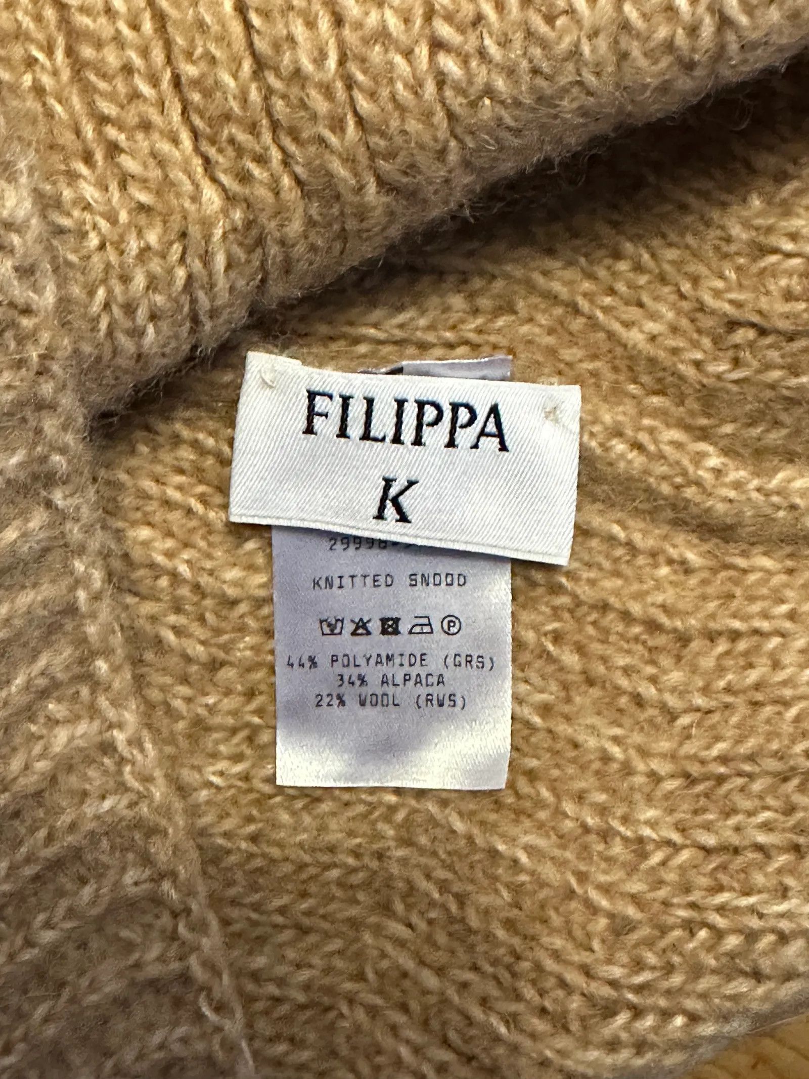 Filippa K Filippa K Knitted snood Scarf Size ONE SIZE - 2 Thumbnail