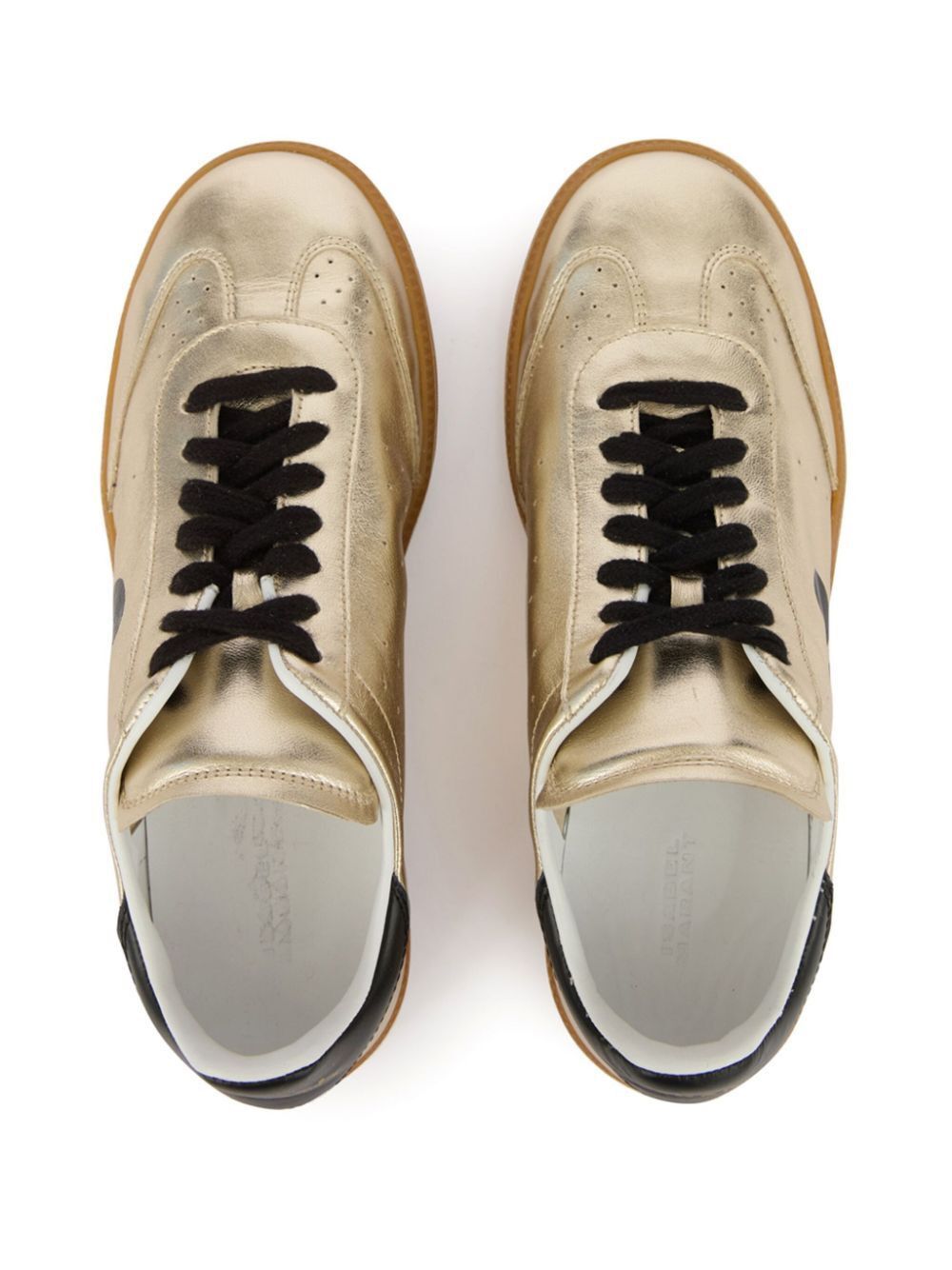Isabel Marant METALLIC LEATHER KAYCEE SNEAKERS Size US 6 / IT 36 - 5 Thumbnail