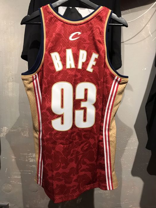 Bape A Bathing Ape Bape X Mitchell & Ness Cleveland Cavaliers