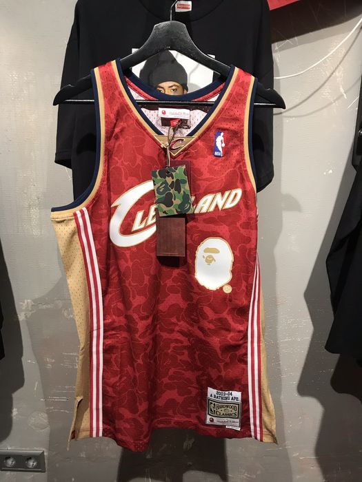 Bape A Bathing Ape Bape X Mitchell & Ness Cleveland Cavaliers