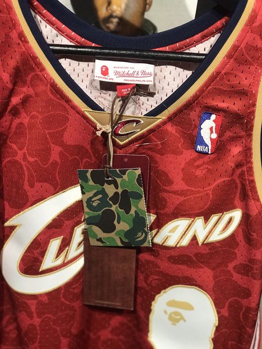 Bape A Bathing Ape Bape X Mitchell & Ness Cleveland Cavaliers