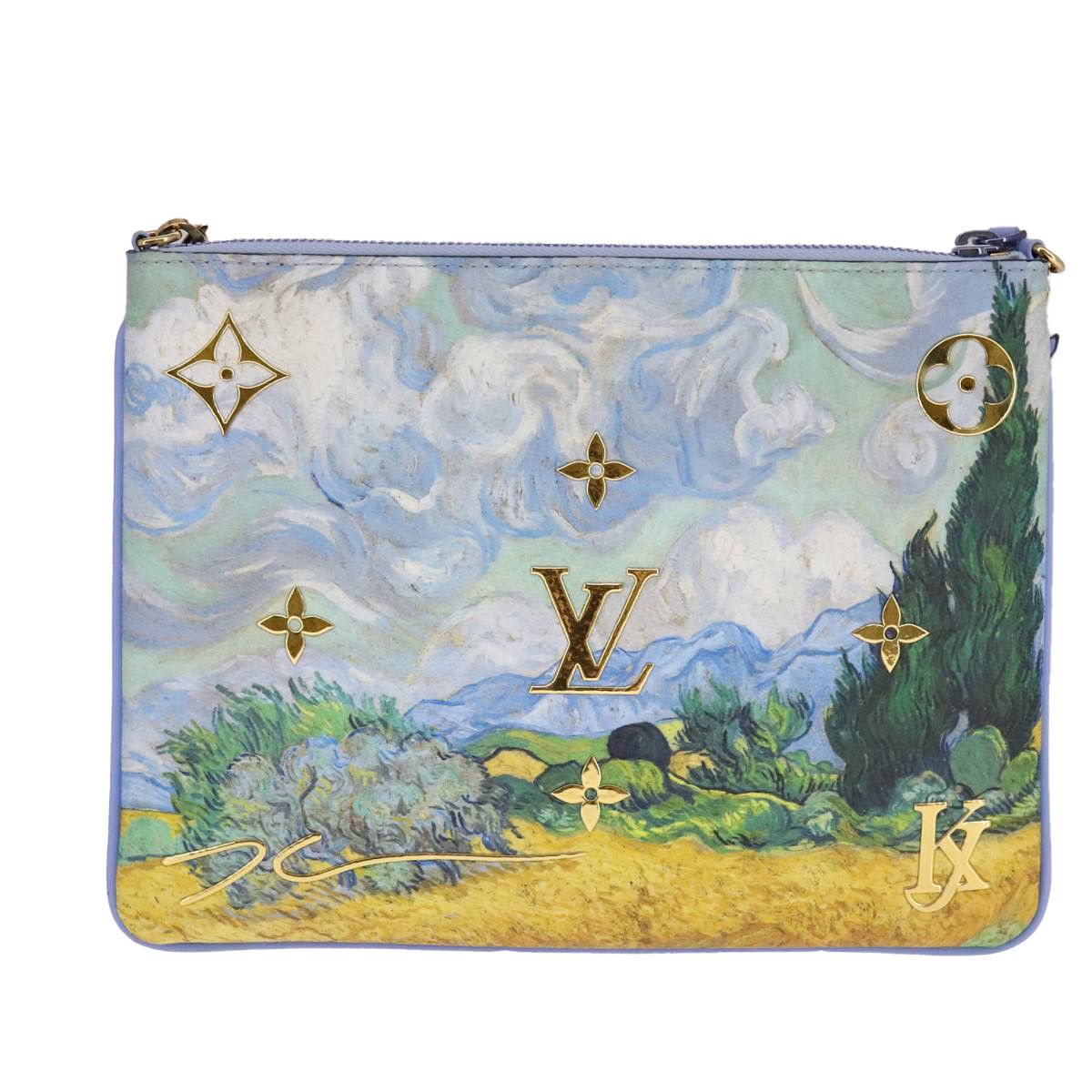LOUIS VUITTON Masters Collection Pochette Pla Van Gogh Pouch