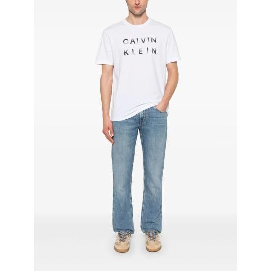 Calvin Klein CALVIN KLEIN Men T-Shirts K10K114156 WHITE Size US L / EU 52-54 / 3 - 3 Thumbnail