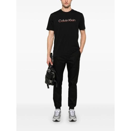 Calvin Klein CALVIN KLEIN Men T-Shirts K10K114155 BLACK Size US L / EU 52-54 / 3 - 3 Thumbnail