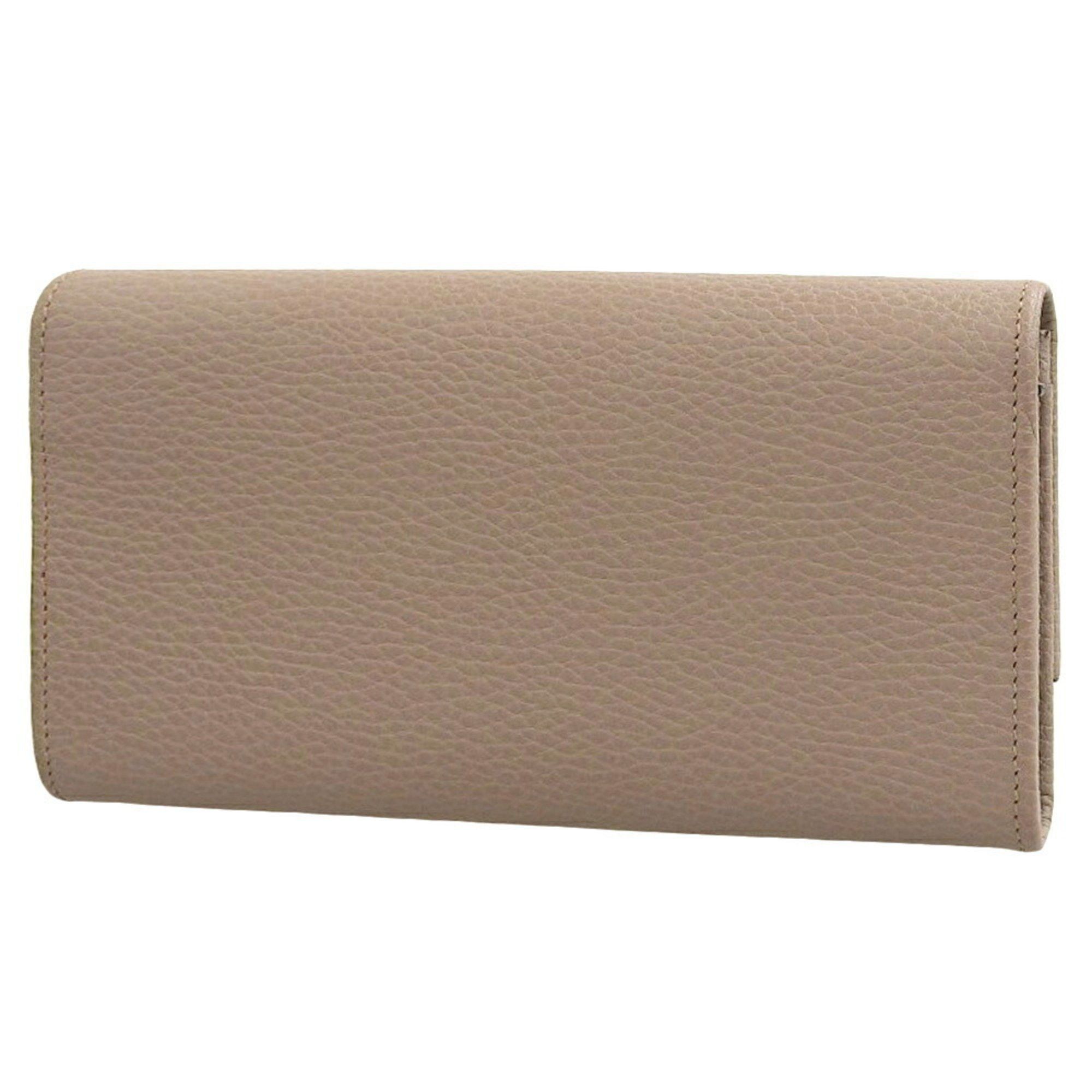 Gucci GUCCI GG Marmont Continental Wallet 456116 496035 Long wallet Leather Beige pattern Size ONE SIZE - 2 Thumbnail