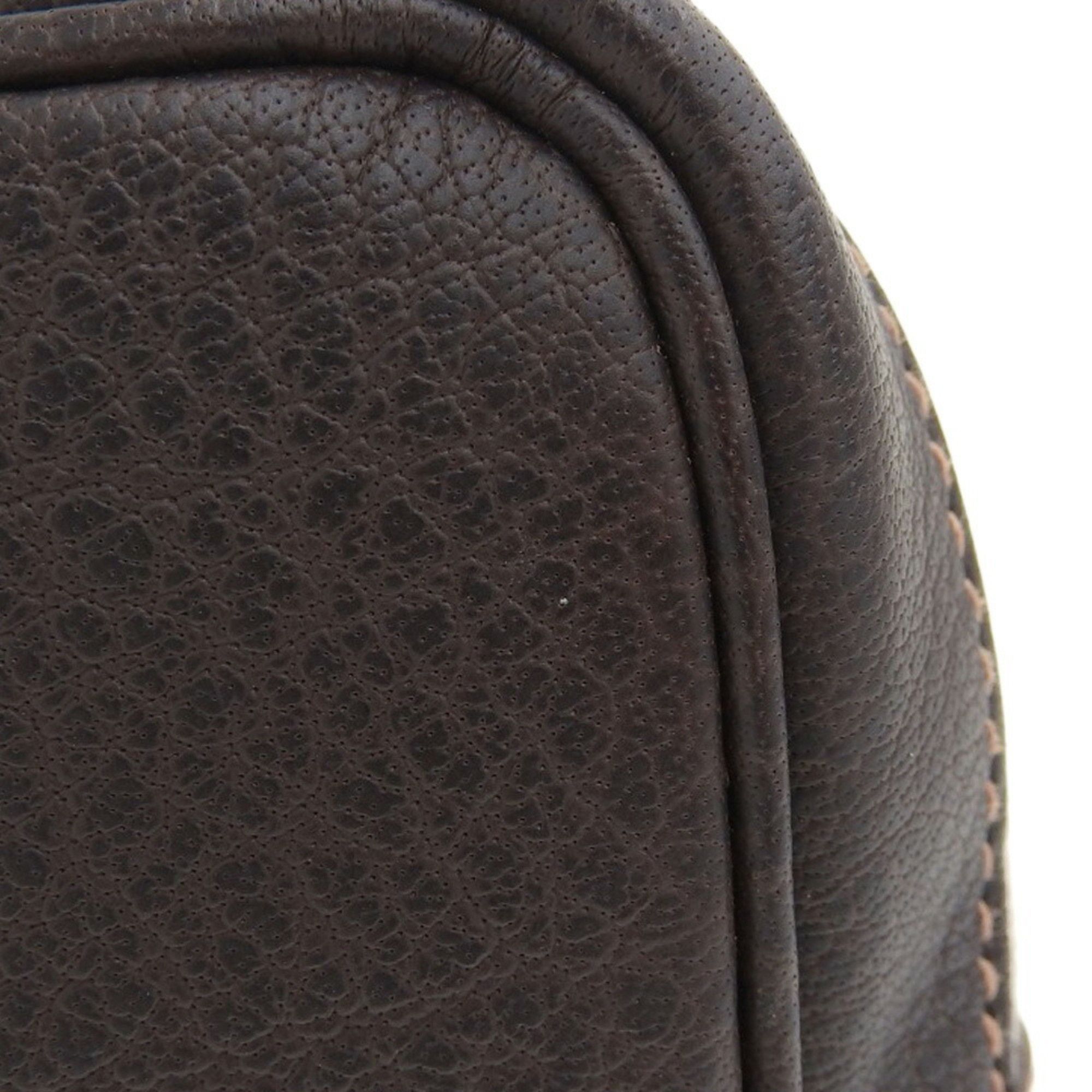 Hermes Hermes Garden 30 TPM □H stamped hand tote bag Toile Officier/Buffle Maroon/Beige Size ONE SIZE - 5 Thumbnail