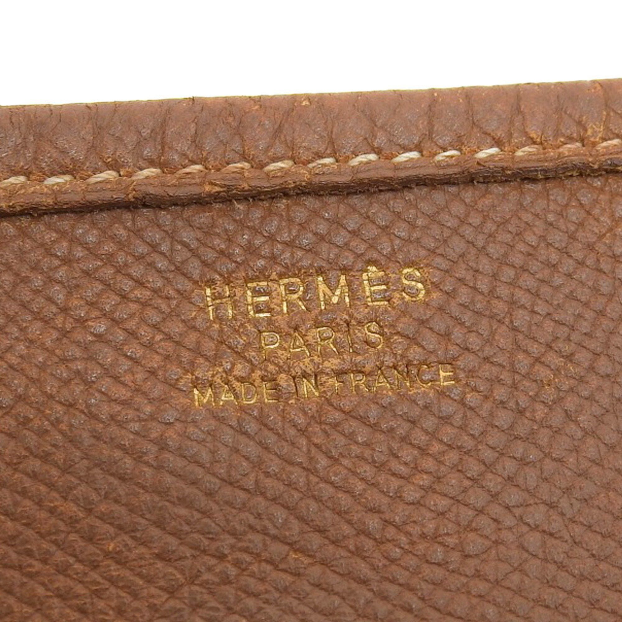 Hermes Hermes Evelyn 1 GM 〇W Engraved Punching H Shoulder Bag Cushvel Gold Size ONE SIZE - 10 Thumbnail