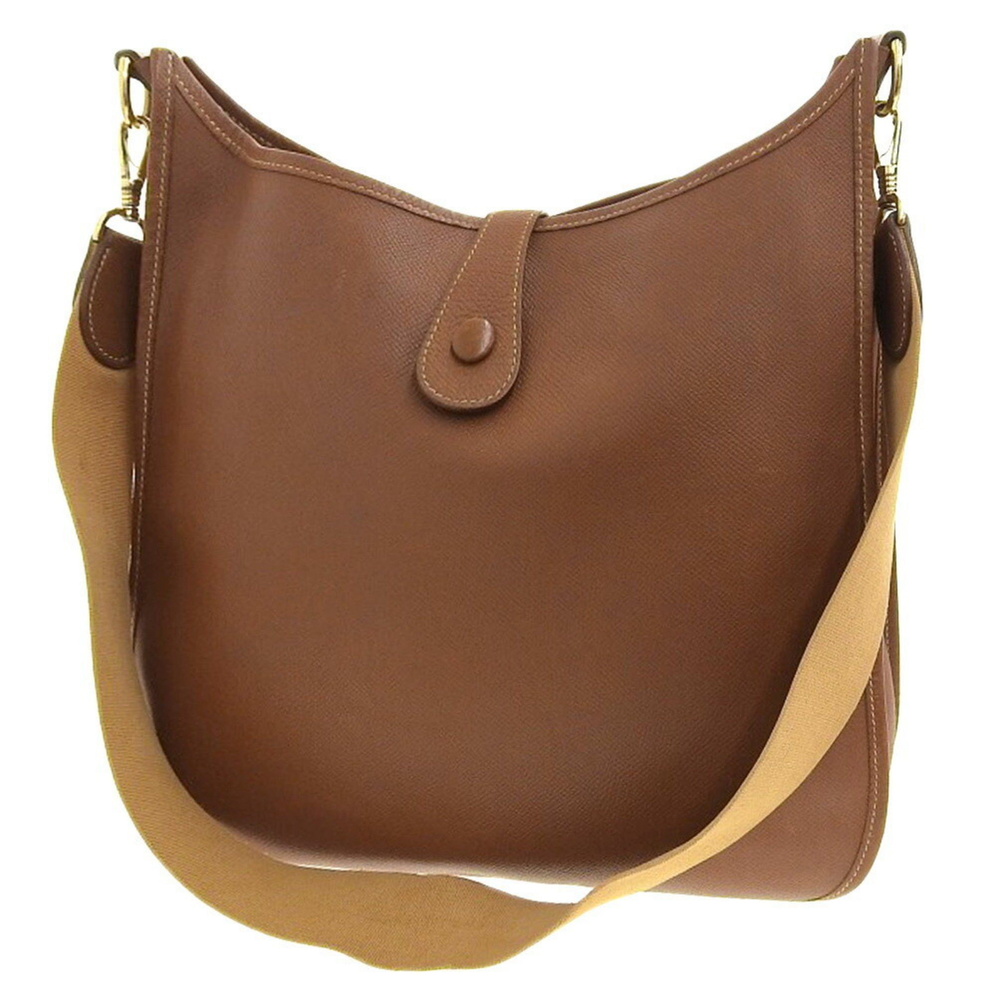 Hermes Hermes Evelyn 1 GM 〇W Engraved Punching H Shoulder Bag Cushvel Gold Size ONE SIZE - 2 Thumbnail