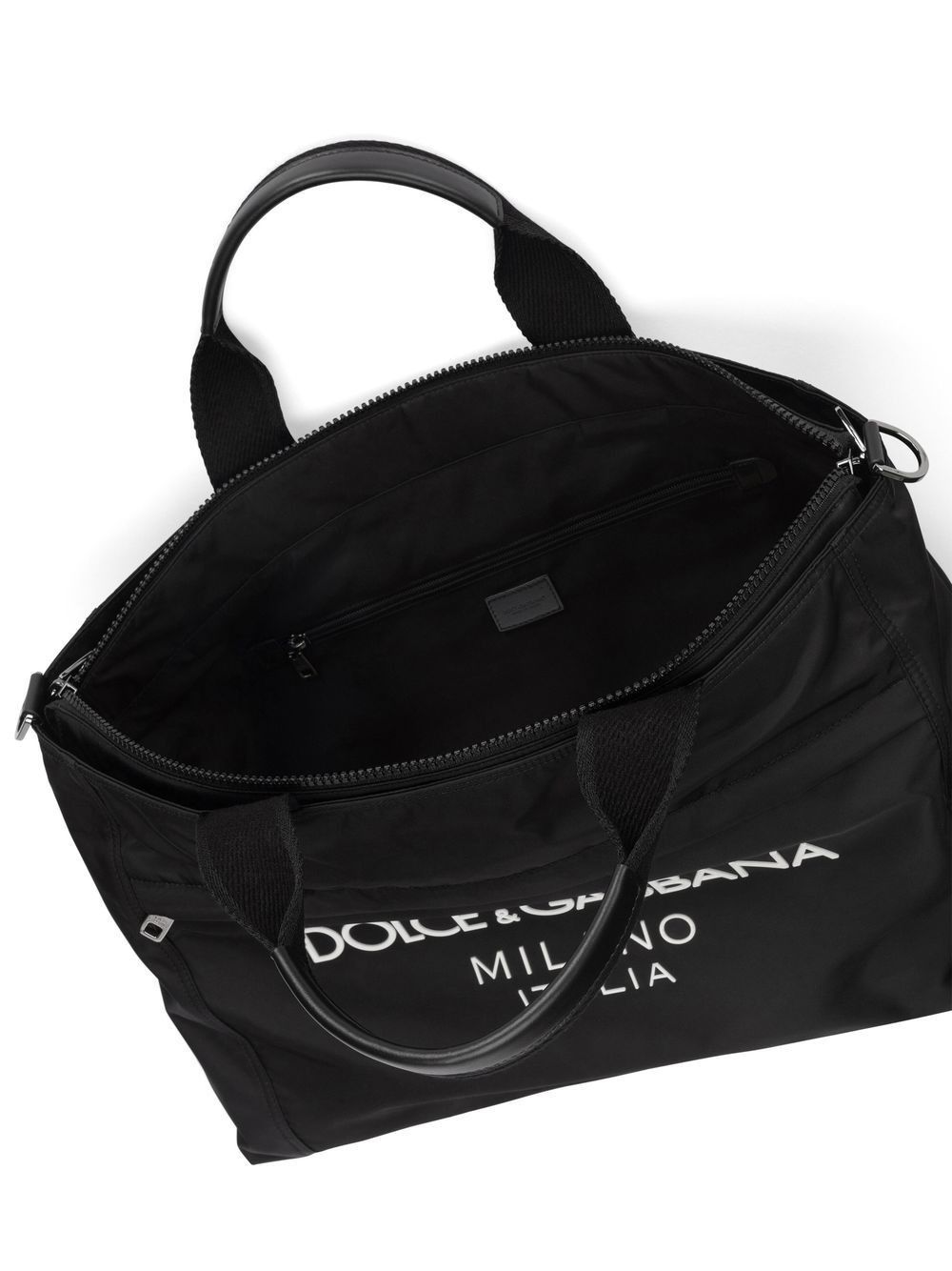 Dolce & Gabbana LOGO-LETTERING NYLON HOLDALL Size ONE SIZE - 5 Thumbnail