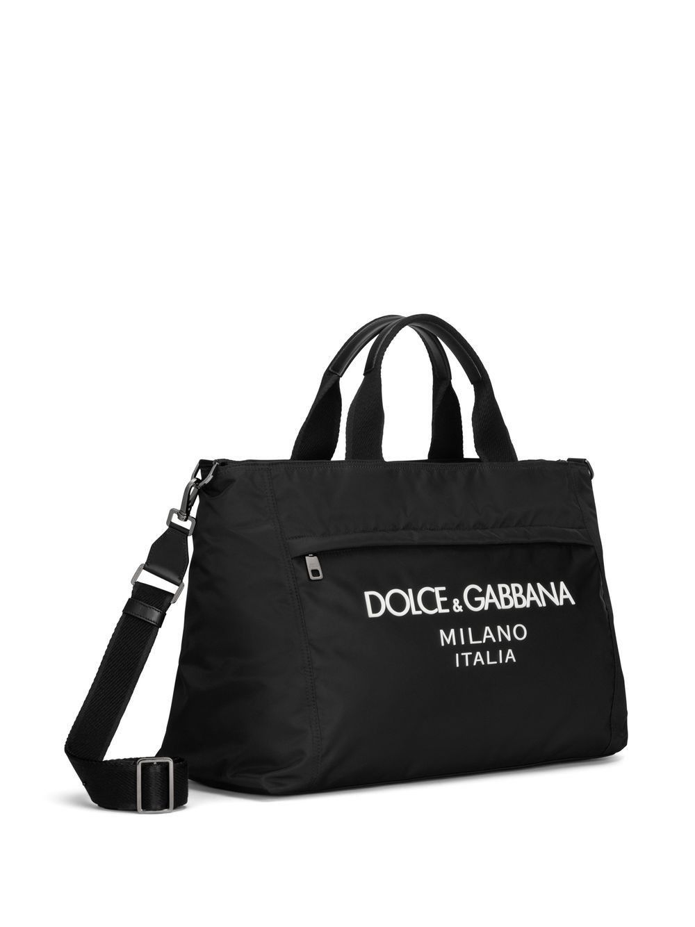 Dolce & Gabbana LOGO-LETTERING NYLON HOLDALL Size ONE SIZE - 3 Thumbnail