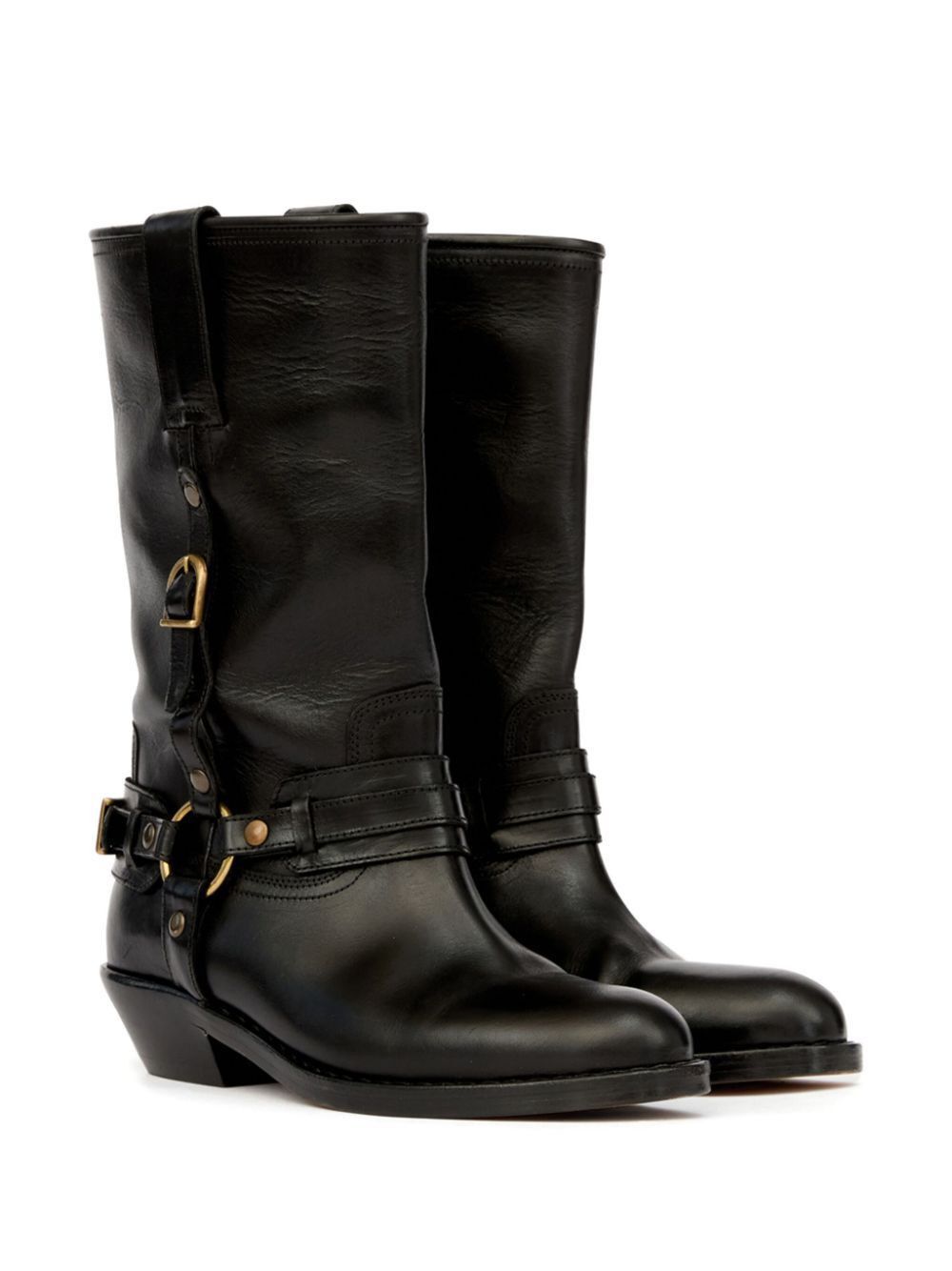Isabel Marant HEIKO BOOTS WITH STRAPS Size US 6 / IT 36 - 2 Thumbnail