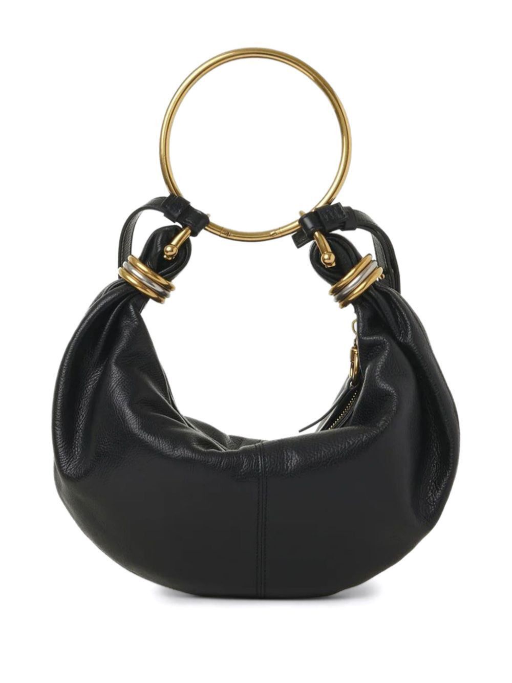 Chloe SMALL BRACELET HOBO BAG IN GRAINED LEATHER Size ONE SIZE - 5 Thumbnail