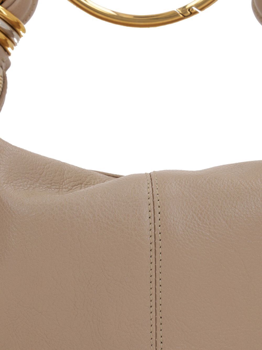 Chloe SMALL BRACELET HOBO BAG IN GRAINED LEATHER Size ONE SIZE - 3 Thumbnail