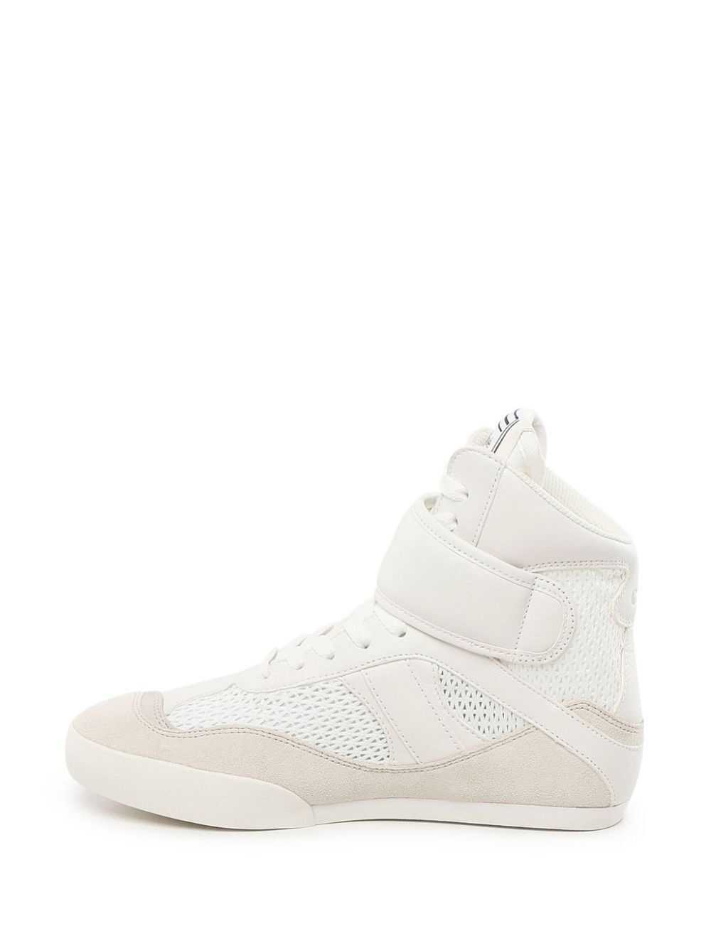 Chloe MESH AND SUEDE KICK HIGH-TOP SNEAKERS Size US 9 / IT 39 - 4 Thumbnail