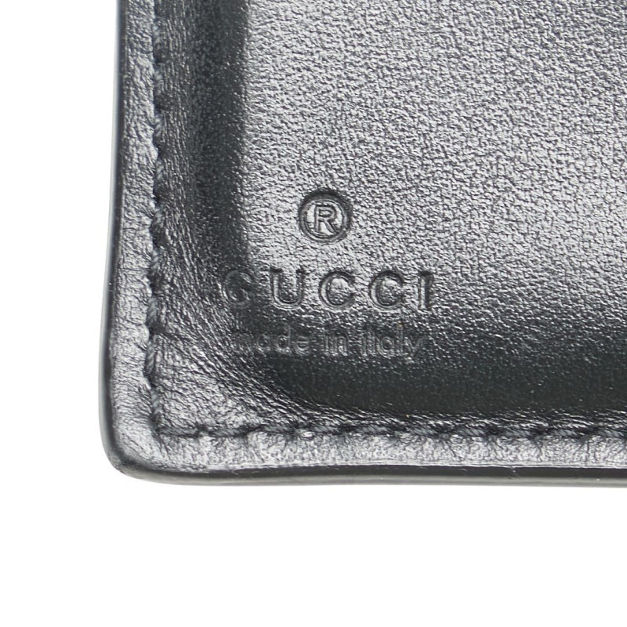 Gucci Gucci Bi-fold Wallet 547586 Black Leather Men's GUCCI Size ONE SIZE - 7 Thumbnail