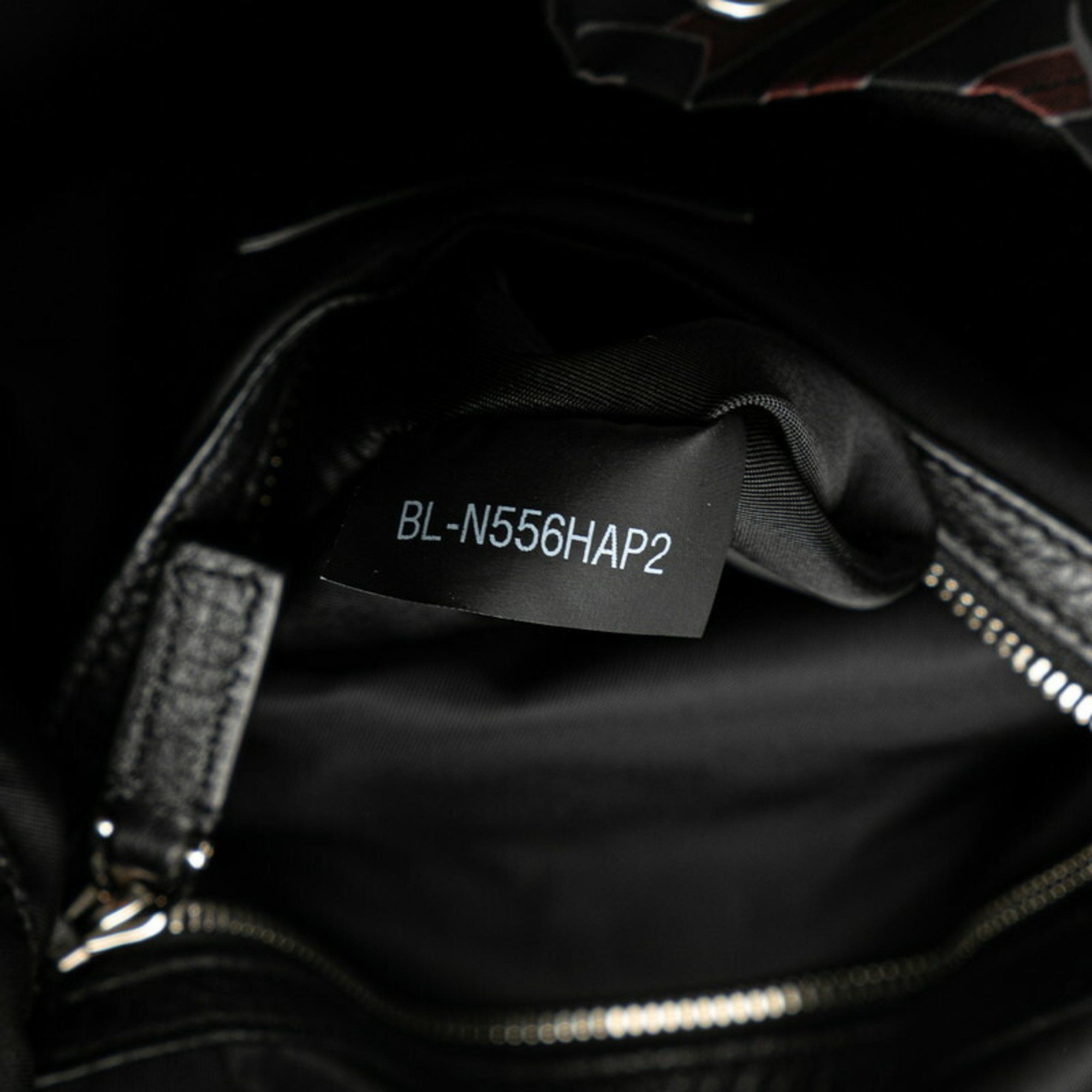 Valentino Valentino Love Blade Backpack Black Multicolor Nylon Leather Men's VALENTINO Size ONE SIZE - 6 Thumbnail