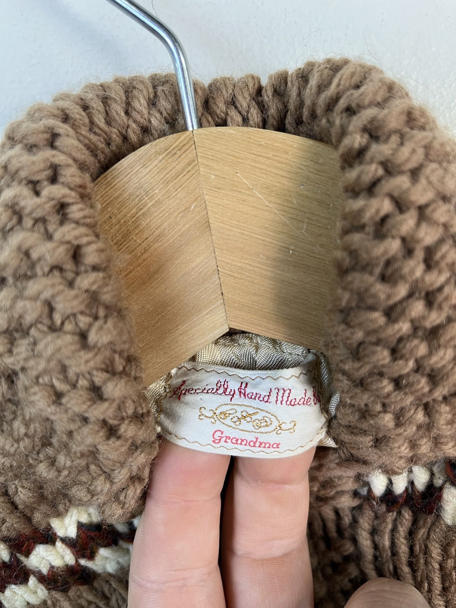 Other Vintage Knit Sweater 1980s Hand Made Baby Cardigan Size XXS Size US XXS / EU 40 - 2 Thumbnail